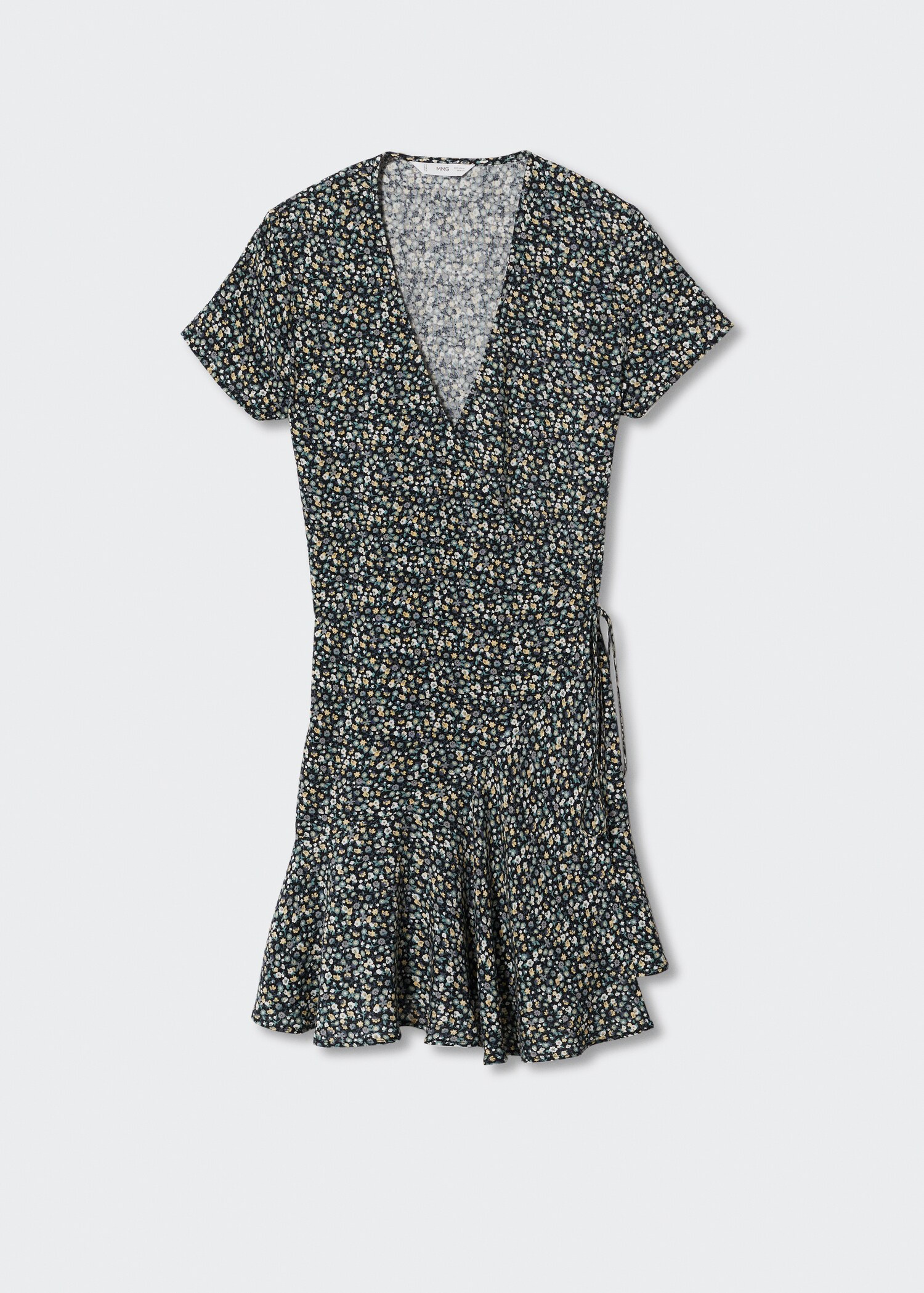 Vestido cruzado flores - Artículo sin modelo
