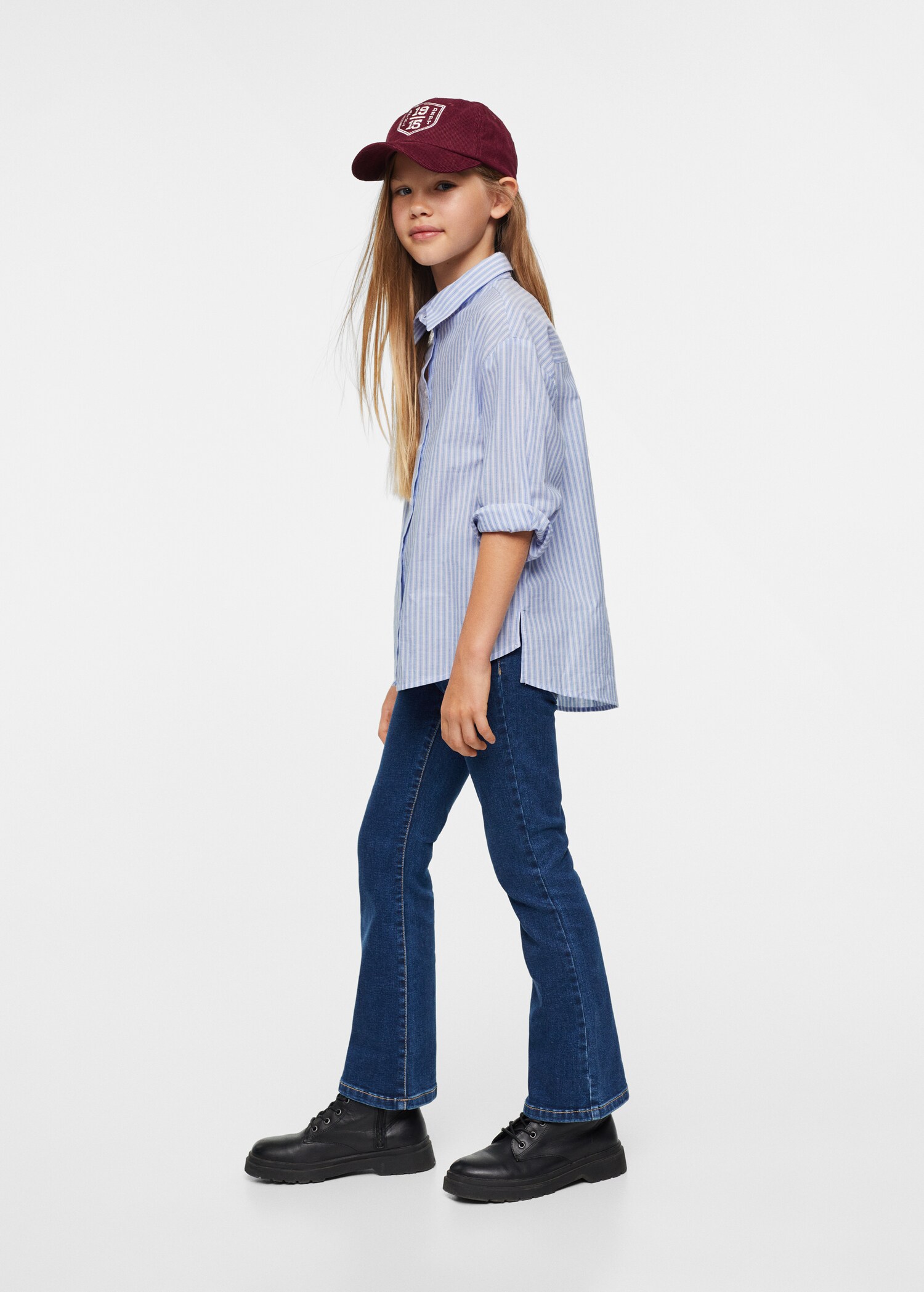Striped cotton shirt - Medium plane
