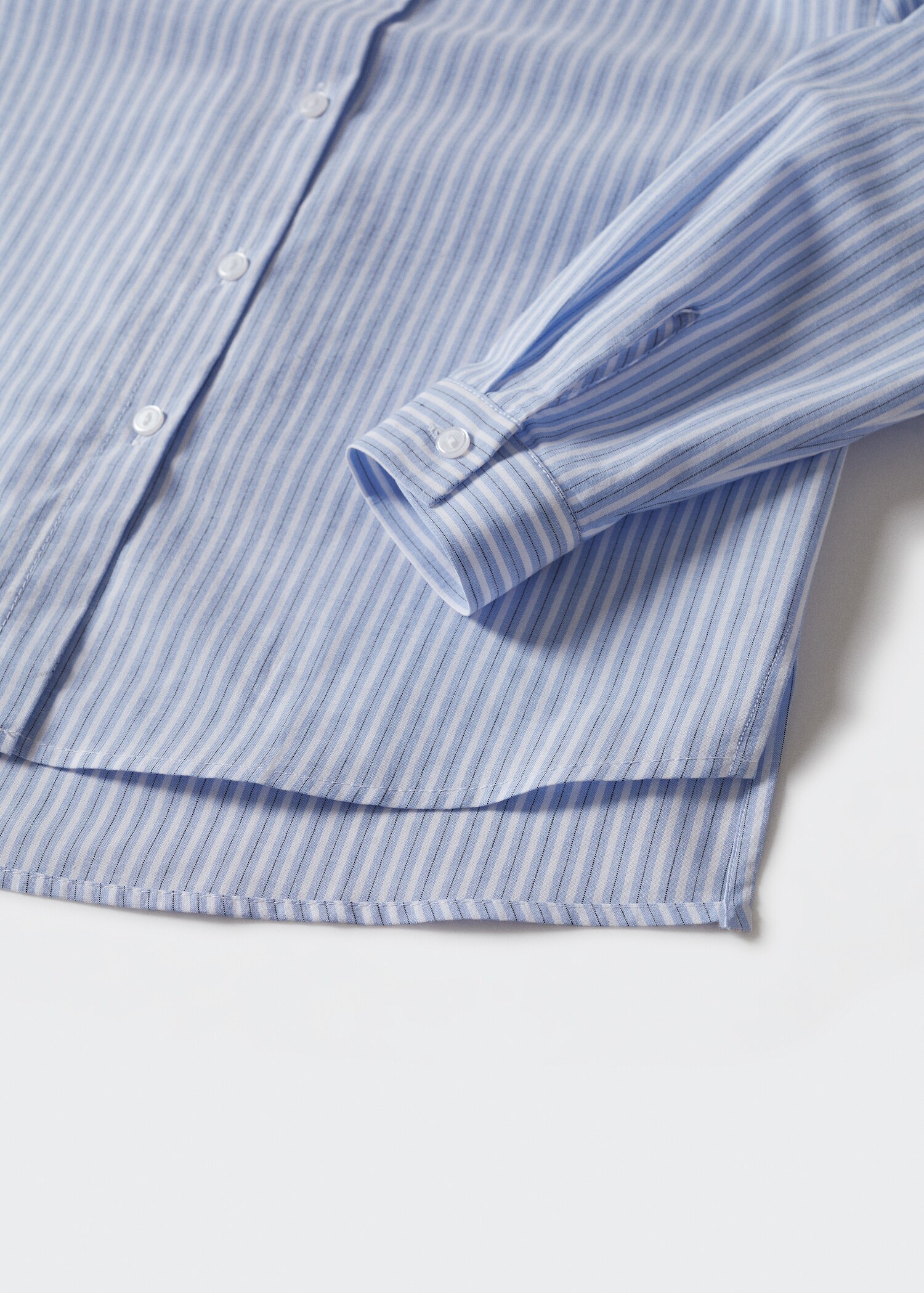 Striped cotton shirt - Details of the article 8