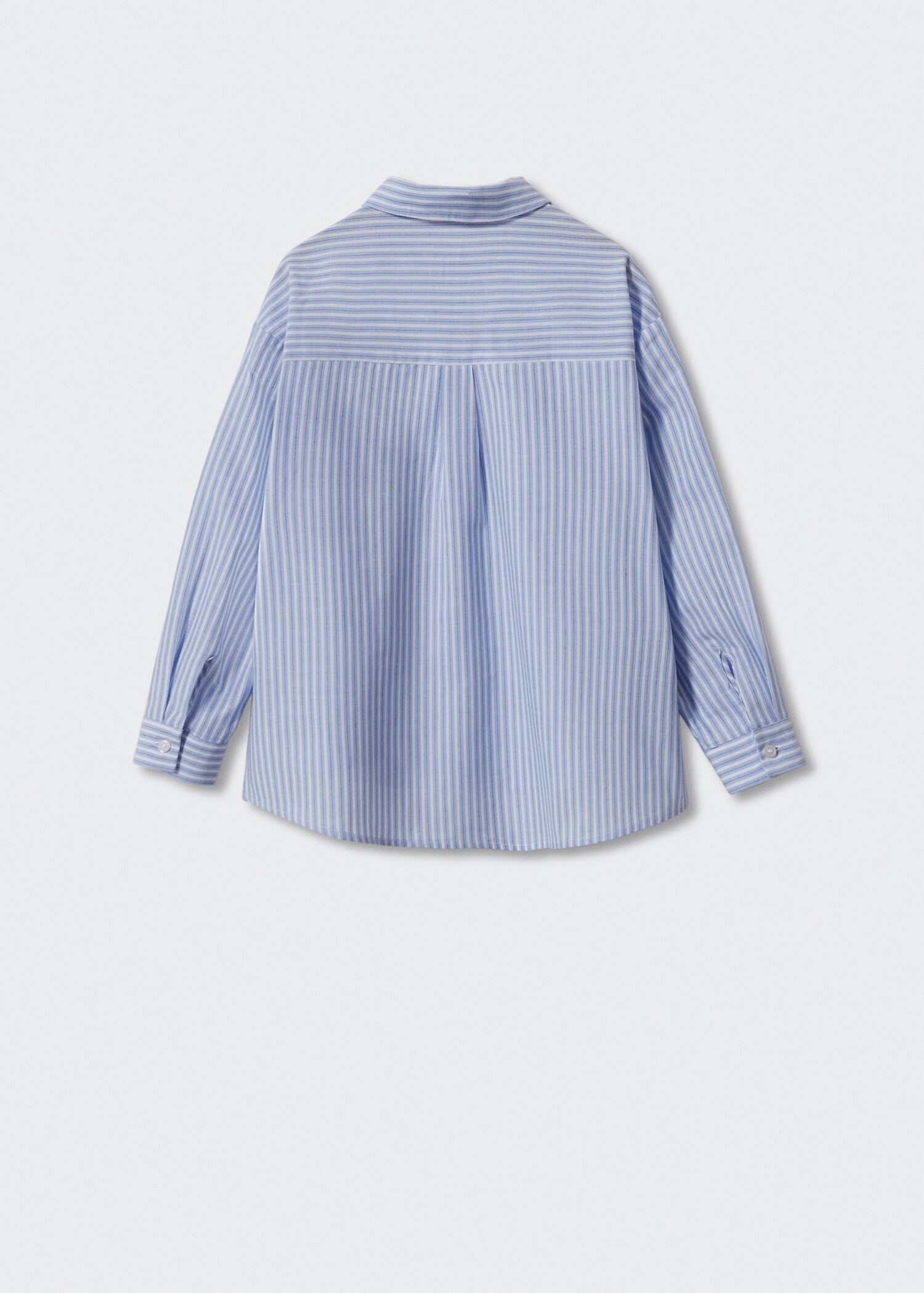 Striped cotton shirt - Reverse of the article
