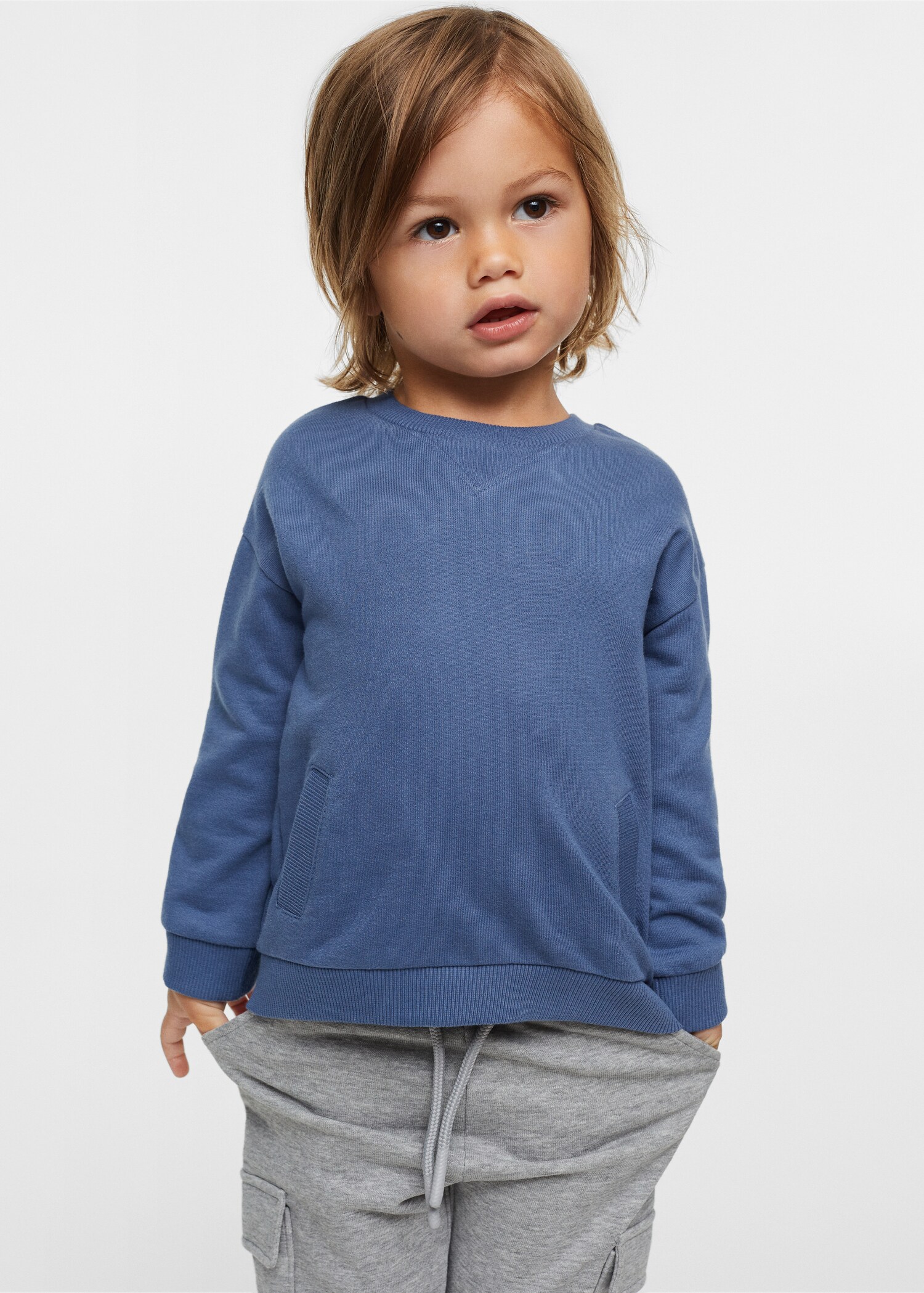Bedrukt katoenen sweatshirt - Middenvlak