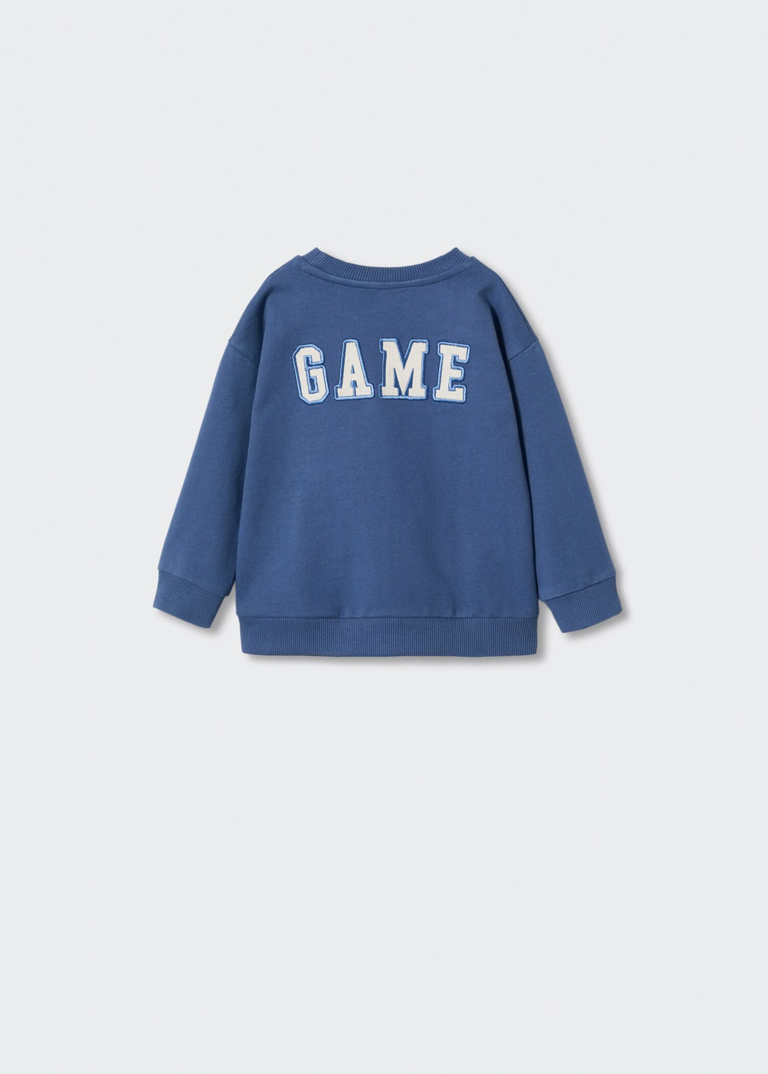 Bedrukt katoenen sweatshirt - Achterkant van het artikel