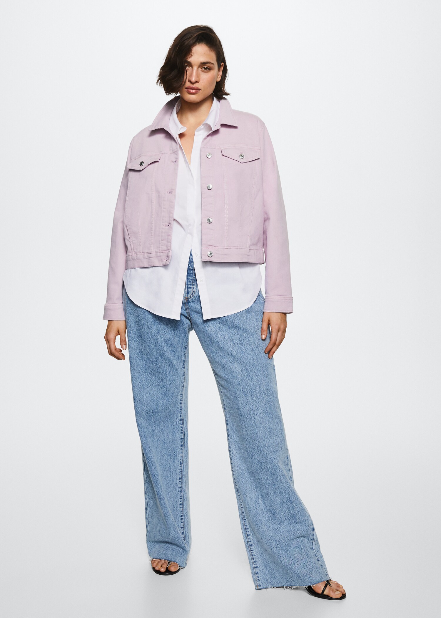 Pocketed denim jacket - Details of the article 3