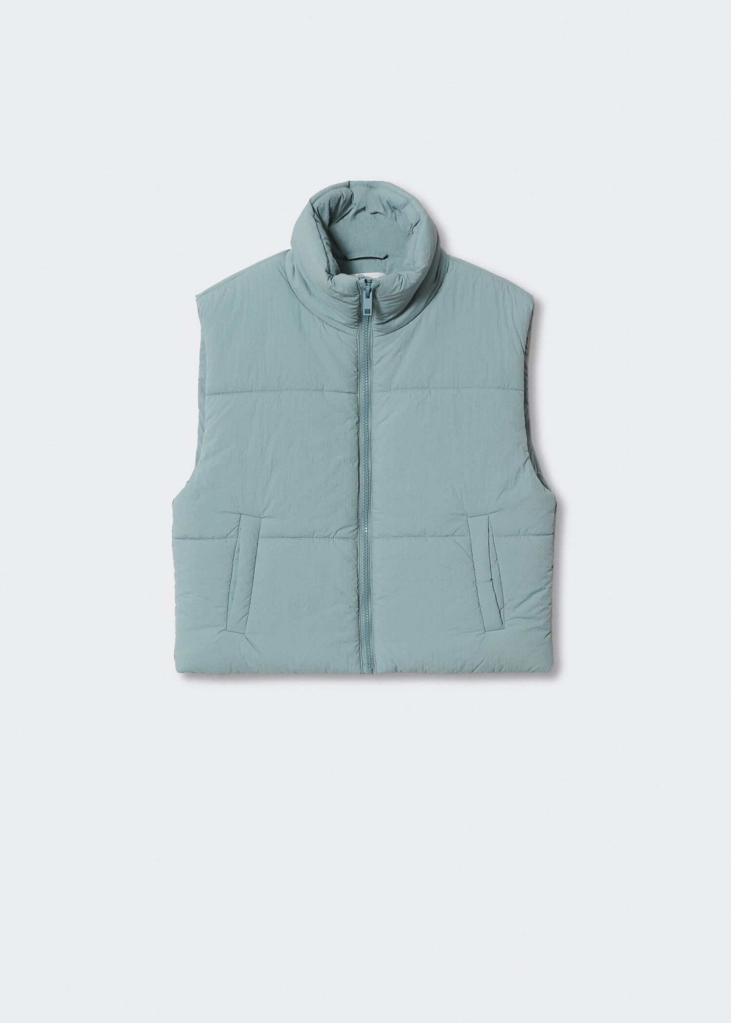 Textured quilted gilet - Article without model