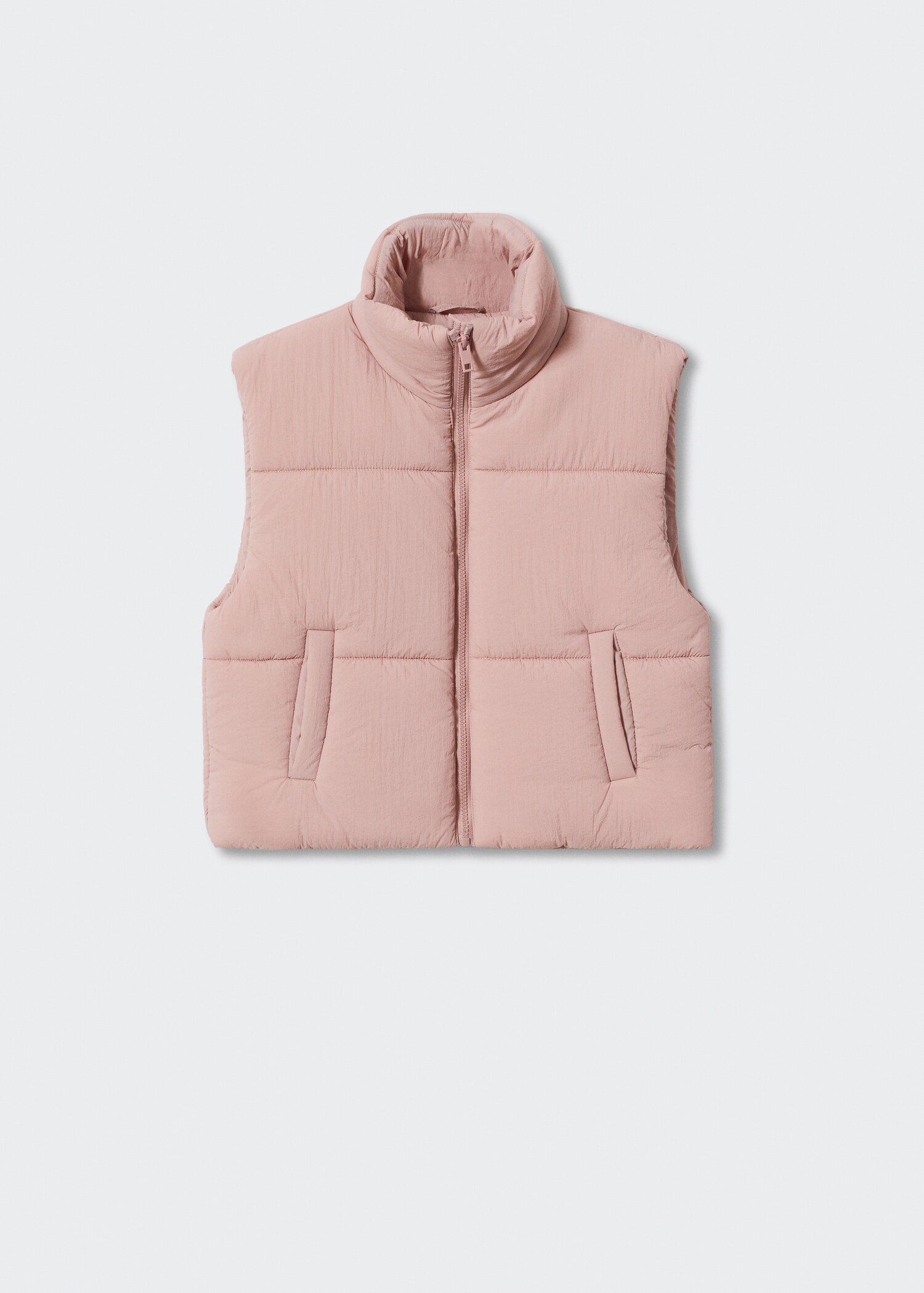 Textured quilted gilet - Article without model