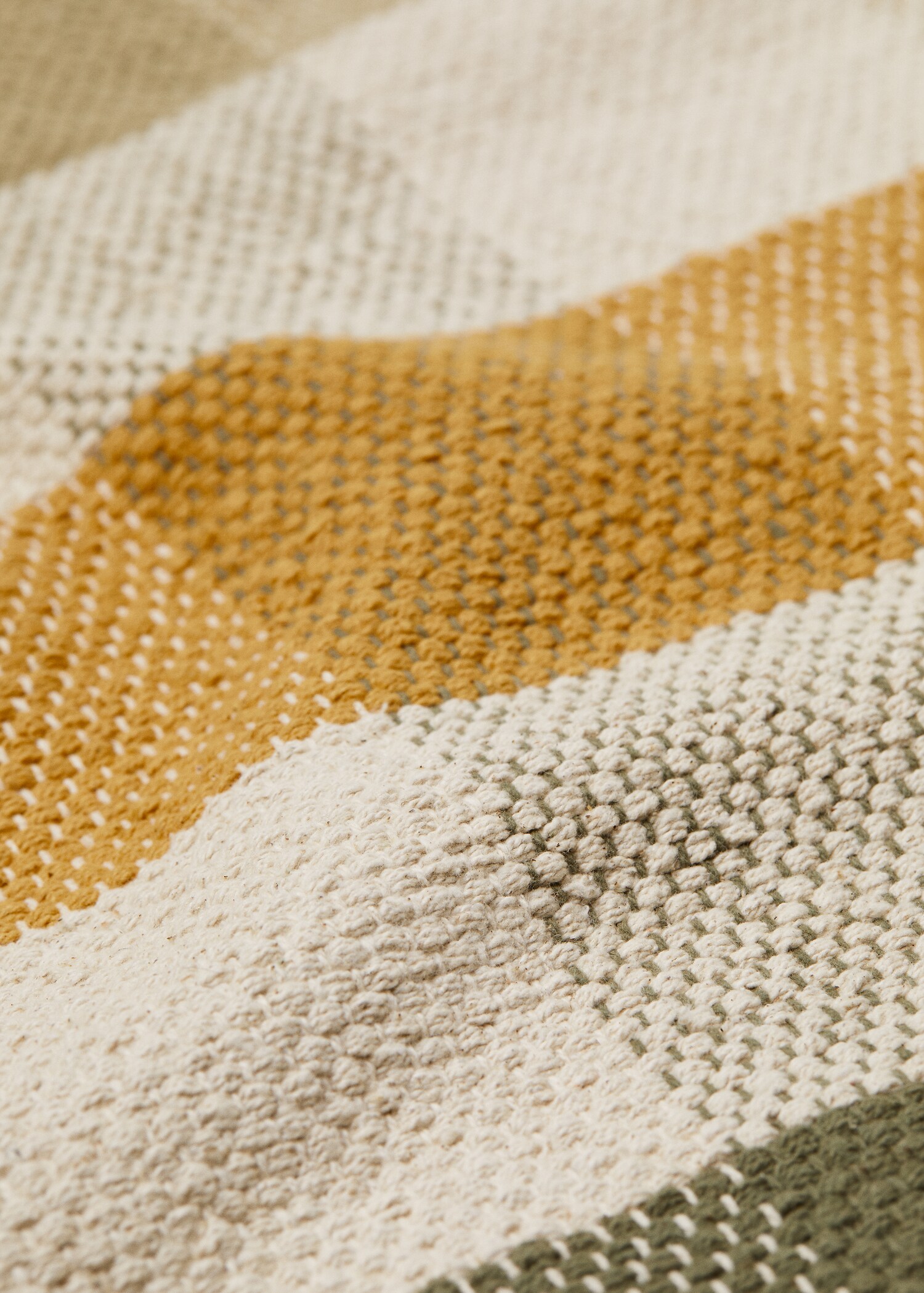 Rutig matta fransar 70x150cm - Detaljer om artikeln 2