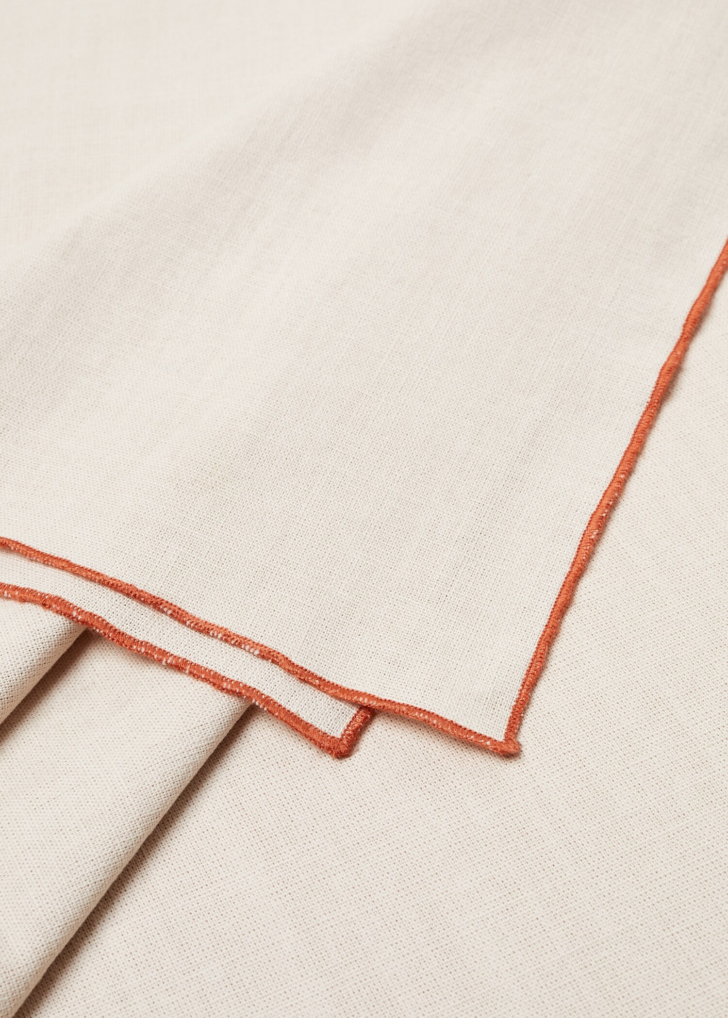 100% organic cotton tablecloth 59.06x59.06 in - Medium plane