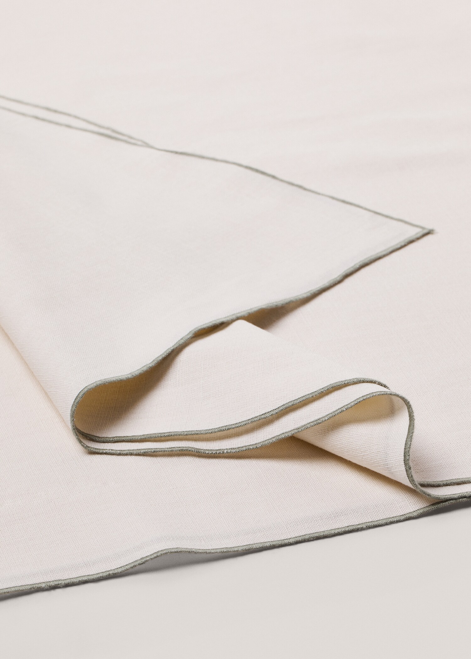 100% organic cotton tablecloth 59.06x59.06 in - Details of the article 1