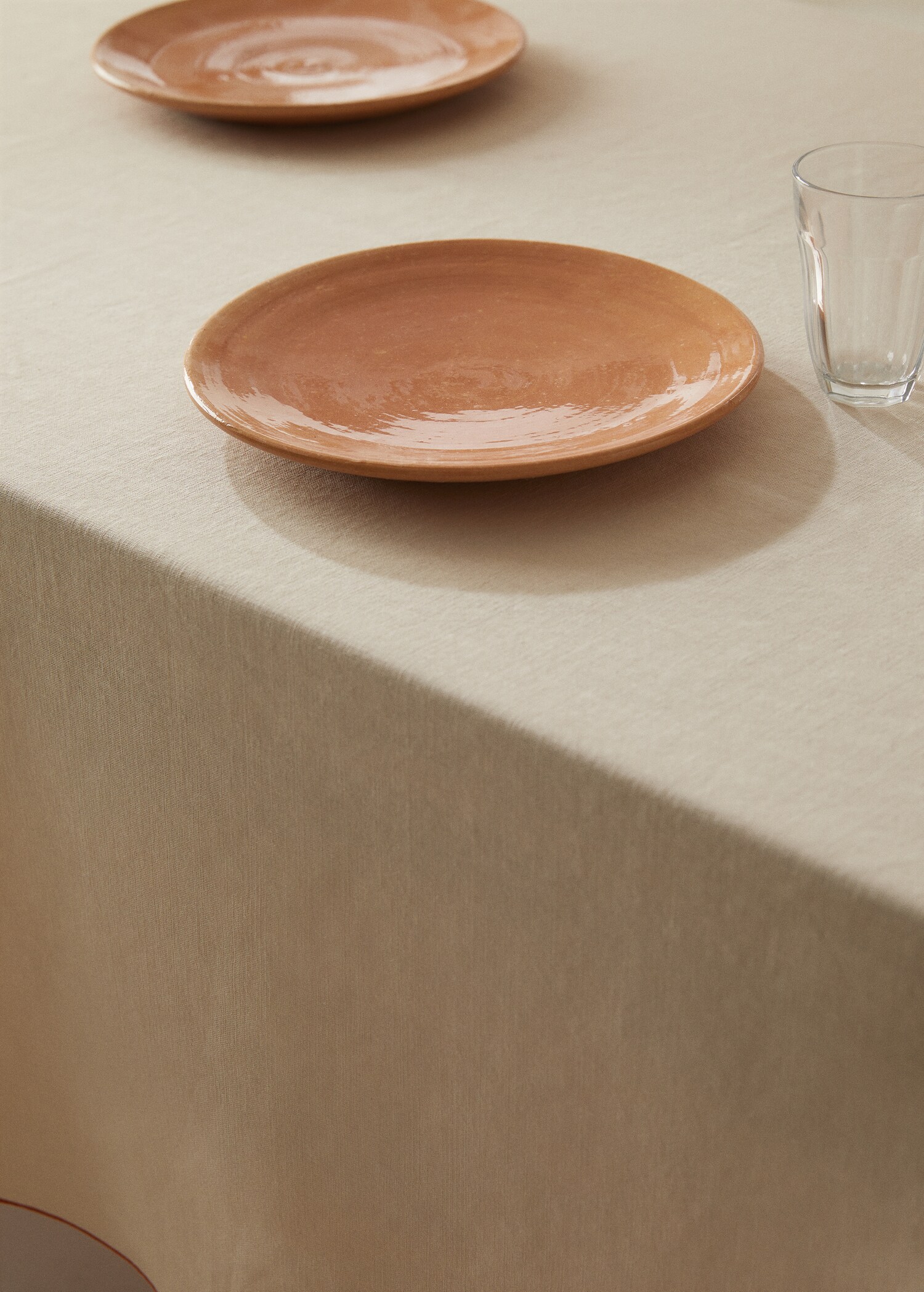 100% organic cotton tablecloth 59.06x59.06 in - Details of the article 2