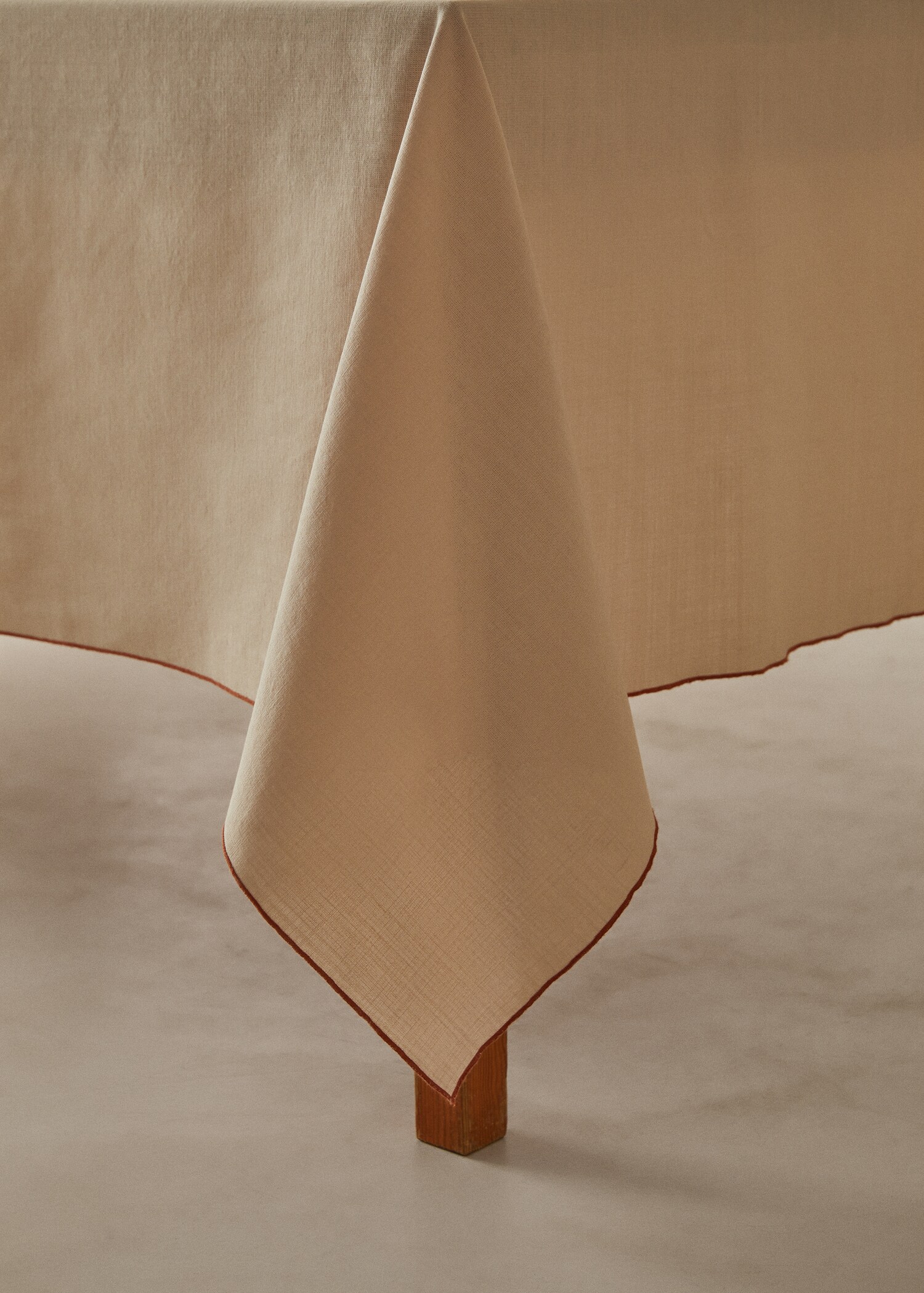 100% organic cotton tablecloth 59.06x59.06 in - Details of the article 3