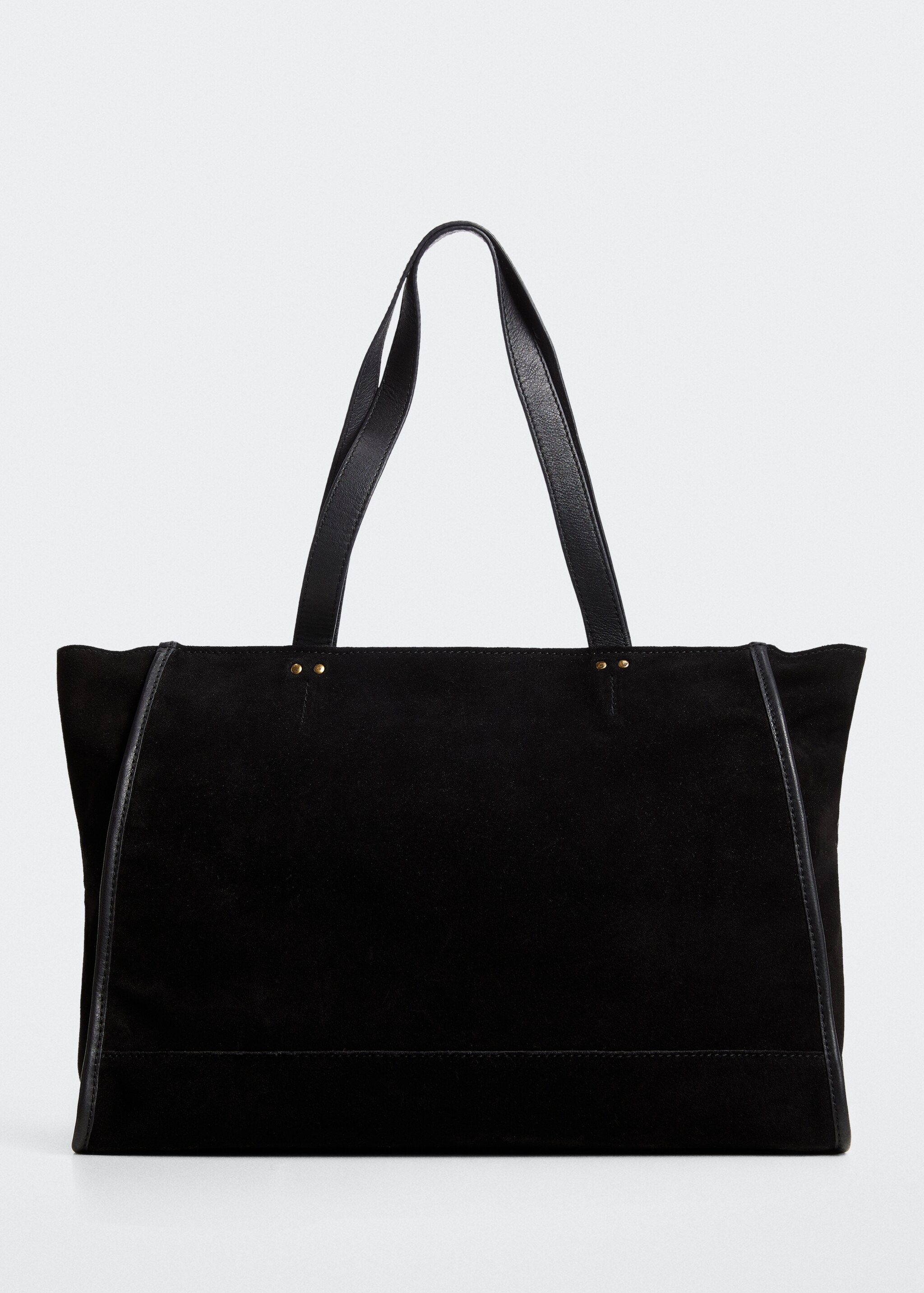 Leather shopper bag - Article without model