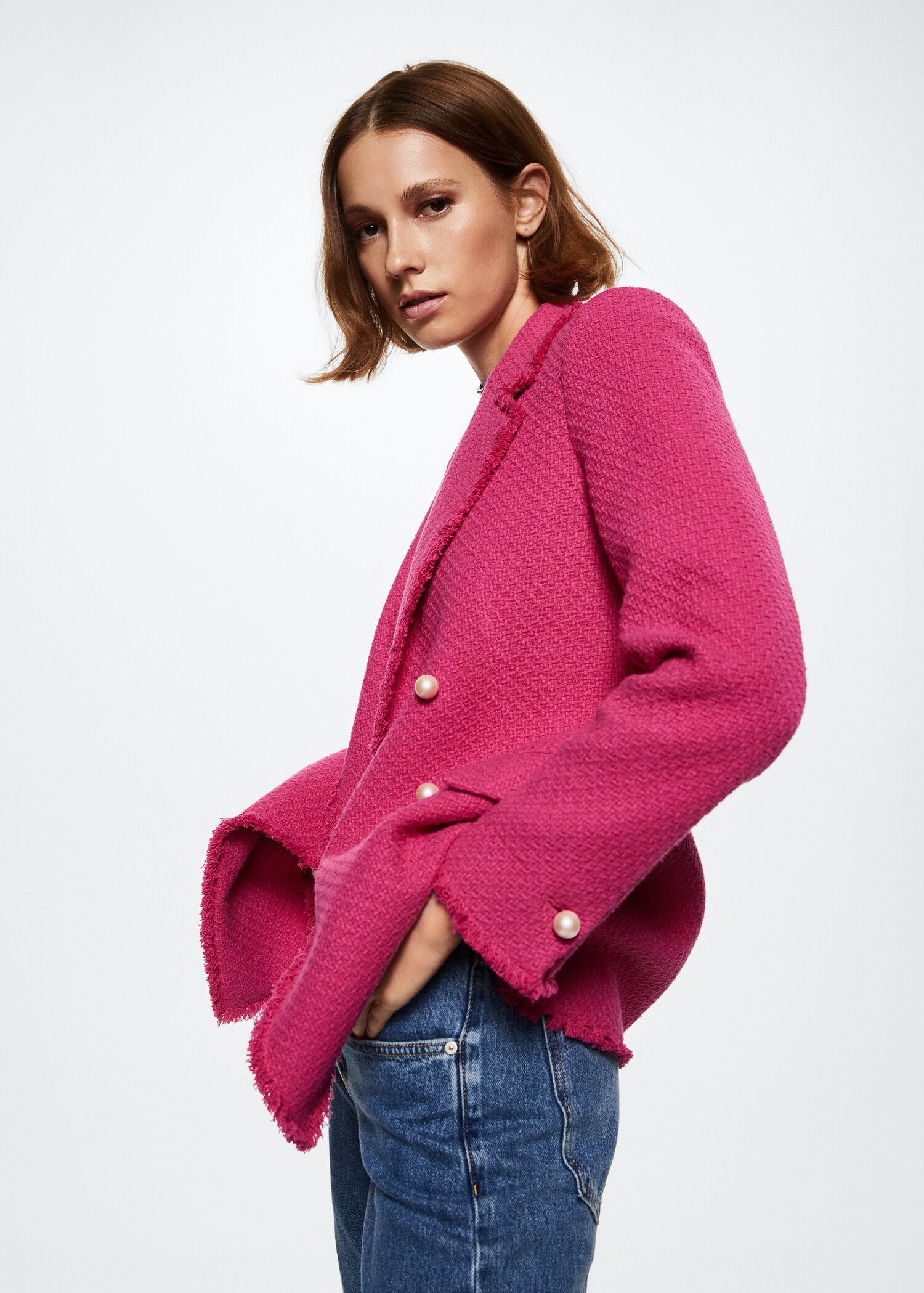 Buttons tweed blazer - Details of the article 2