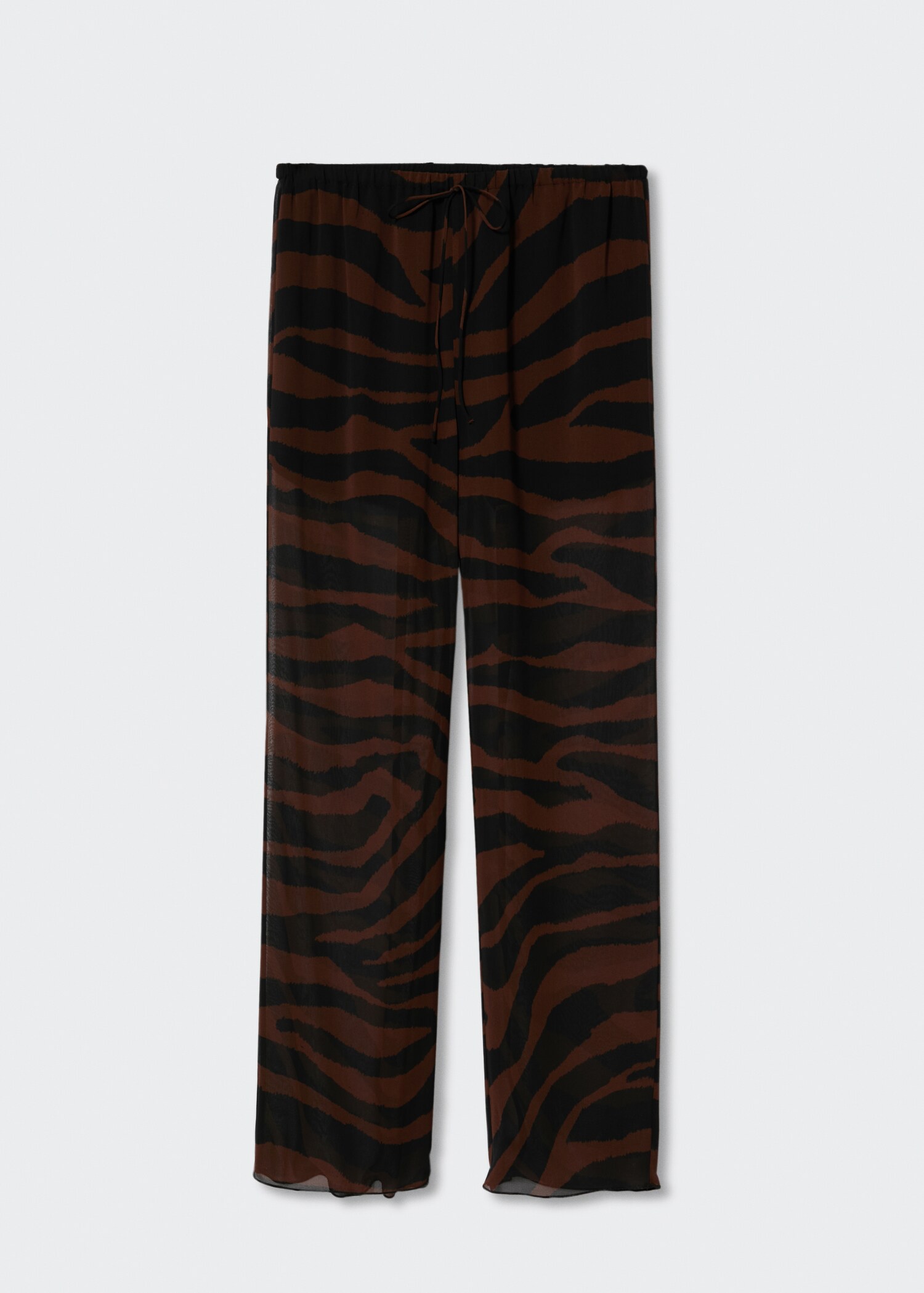 Pantalón recto animal print - Artículo sin modelo