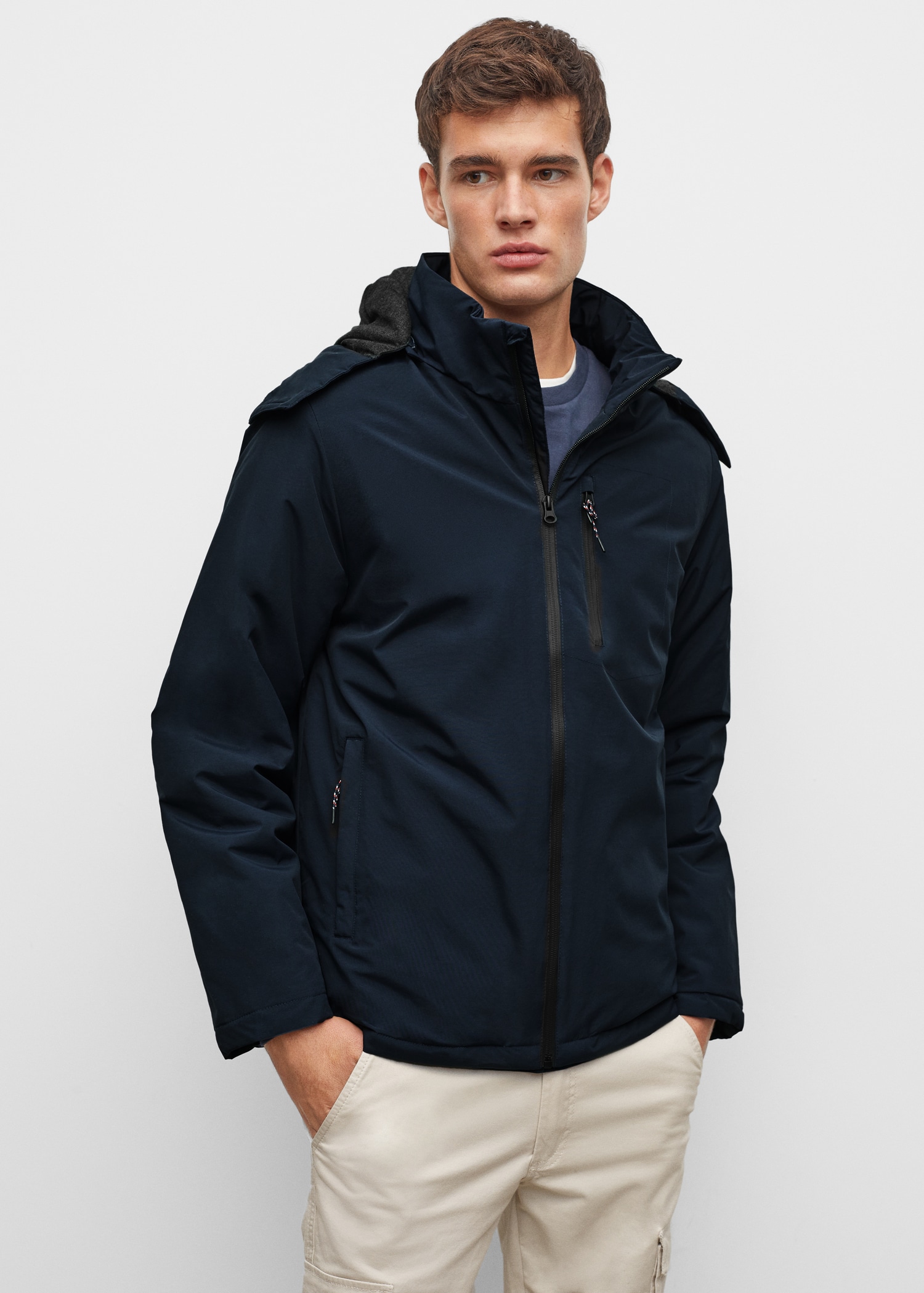 Anorak bolsillos cremallera - Plano medio