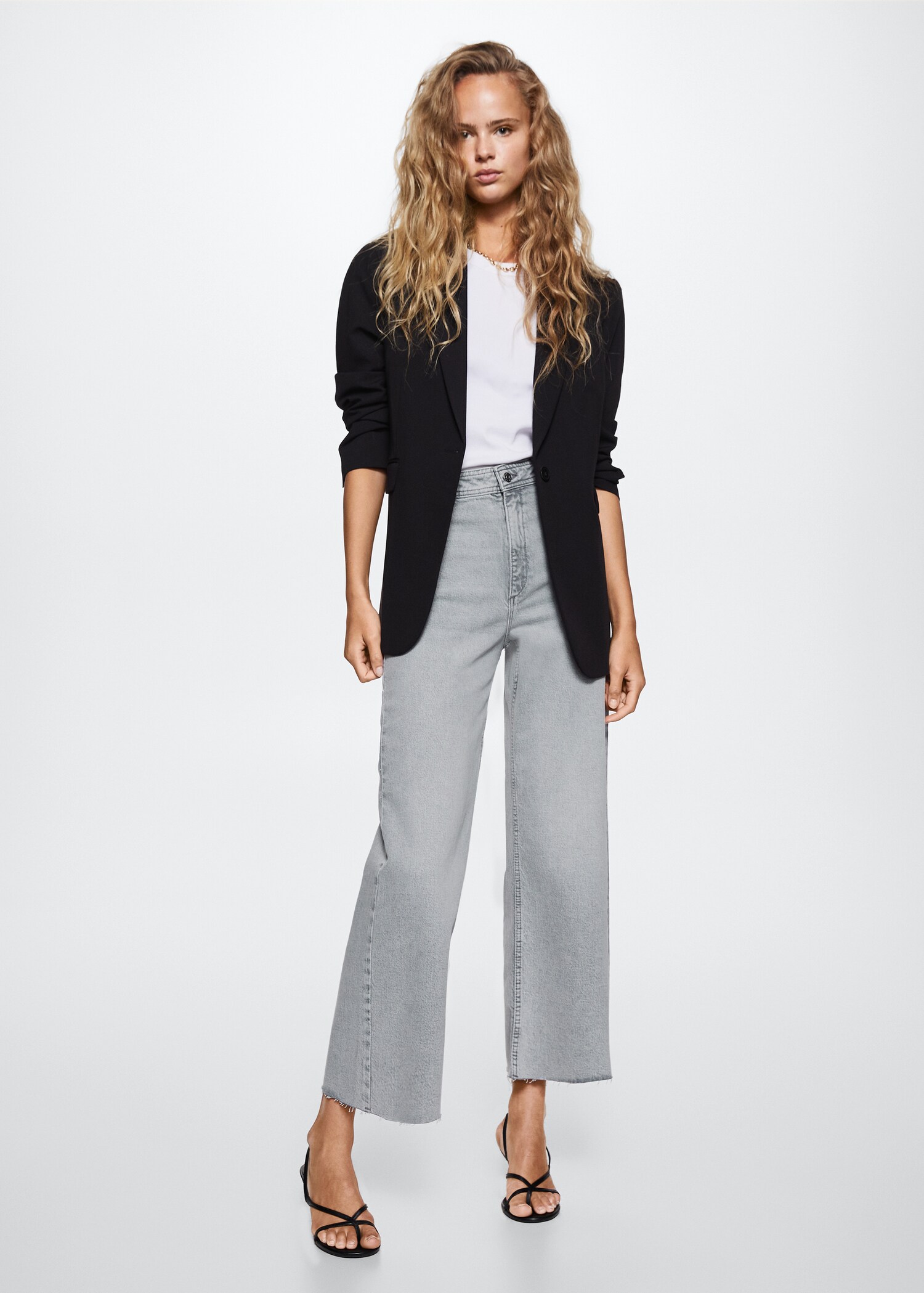 Culotte-Jeans mit hohem Bund - Detail des Artikels 2