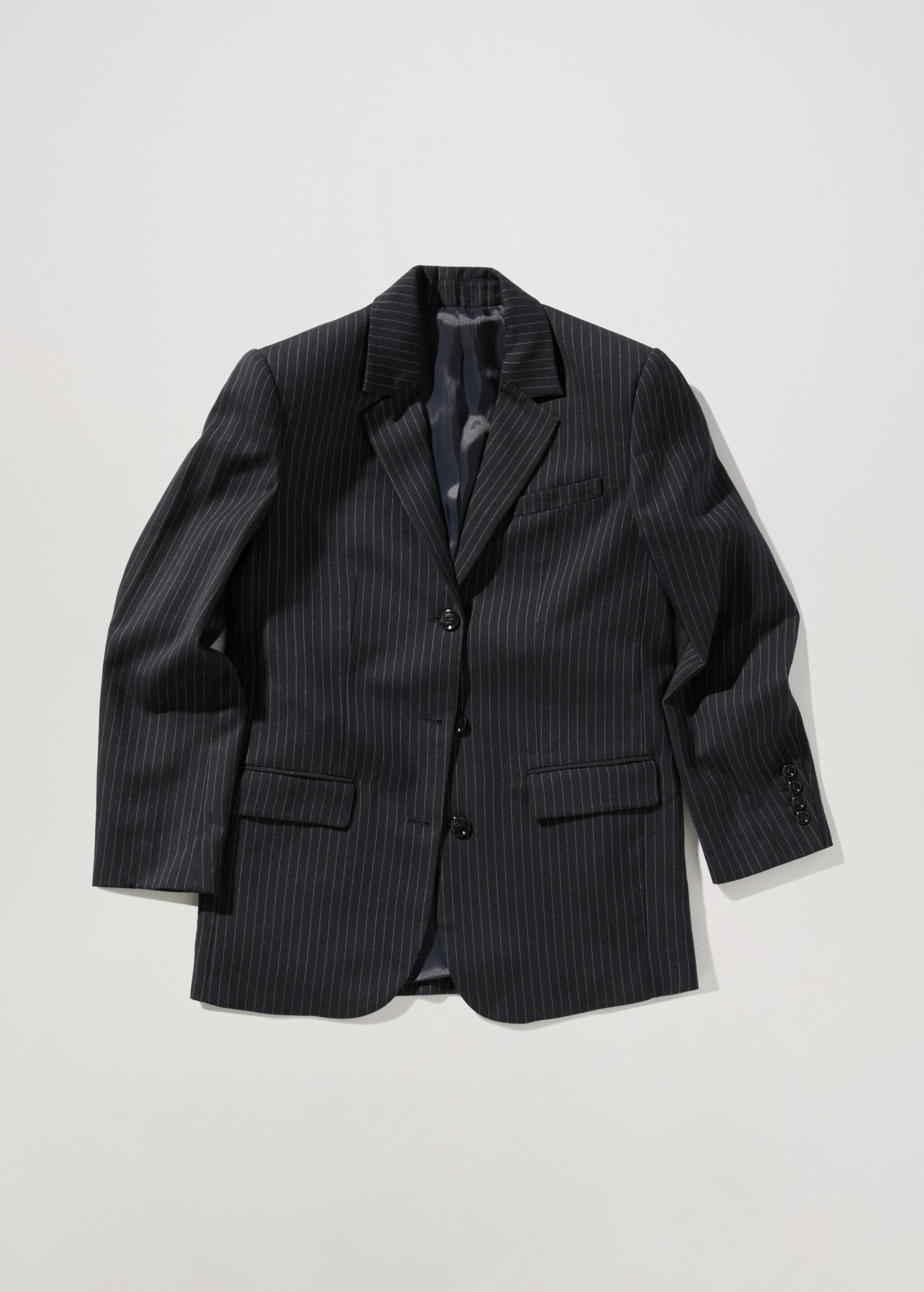 Pinstripe wool suit jacket - Article without model