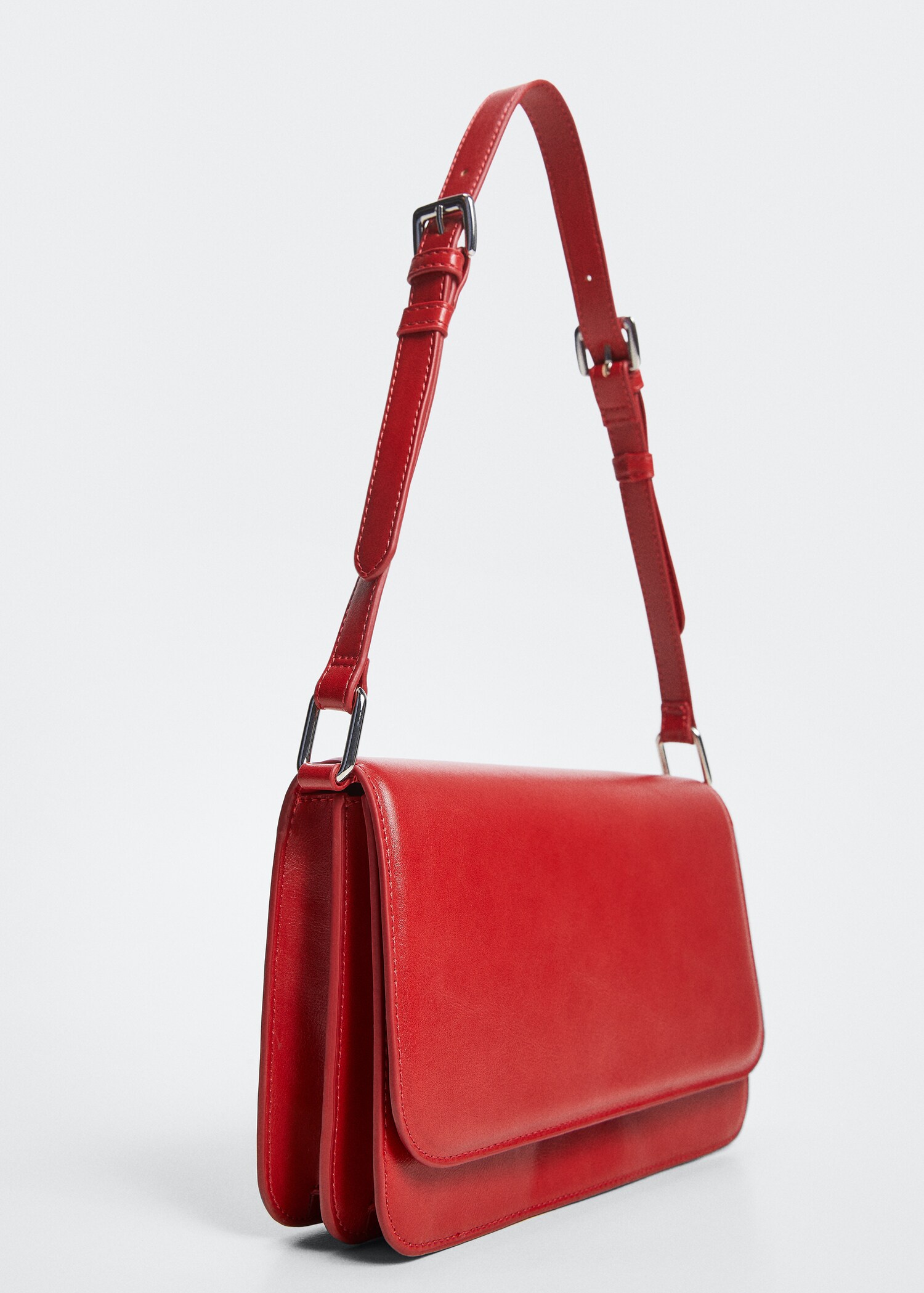 Flap cross-body bag - Medium plane