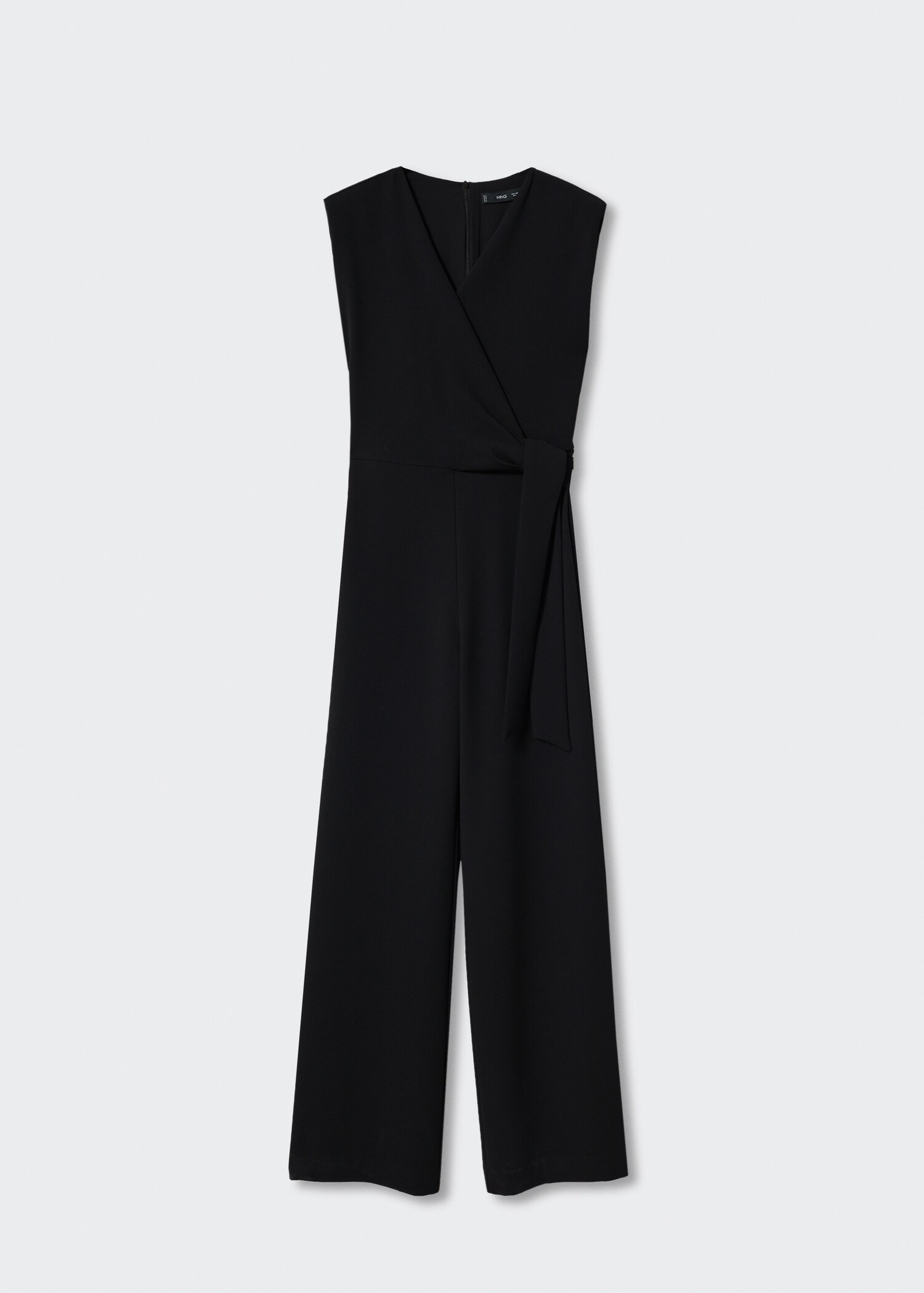 Jumpsuit mit Schulterpolstern und Schleife - Artikel ohne Model