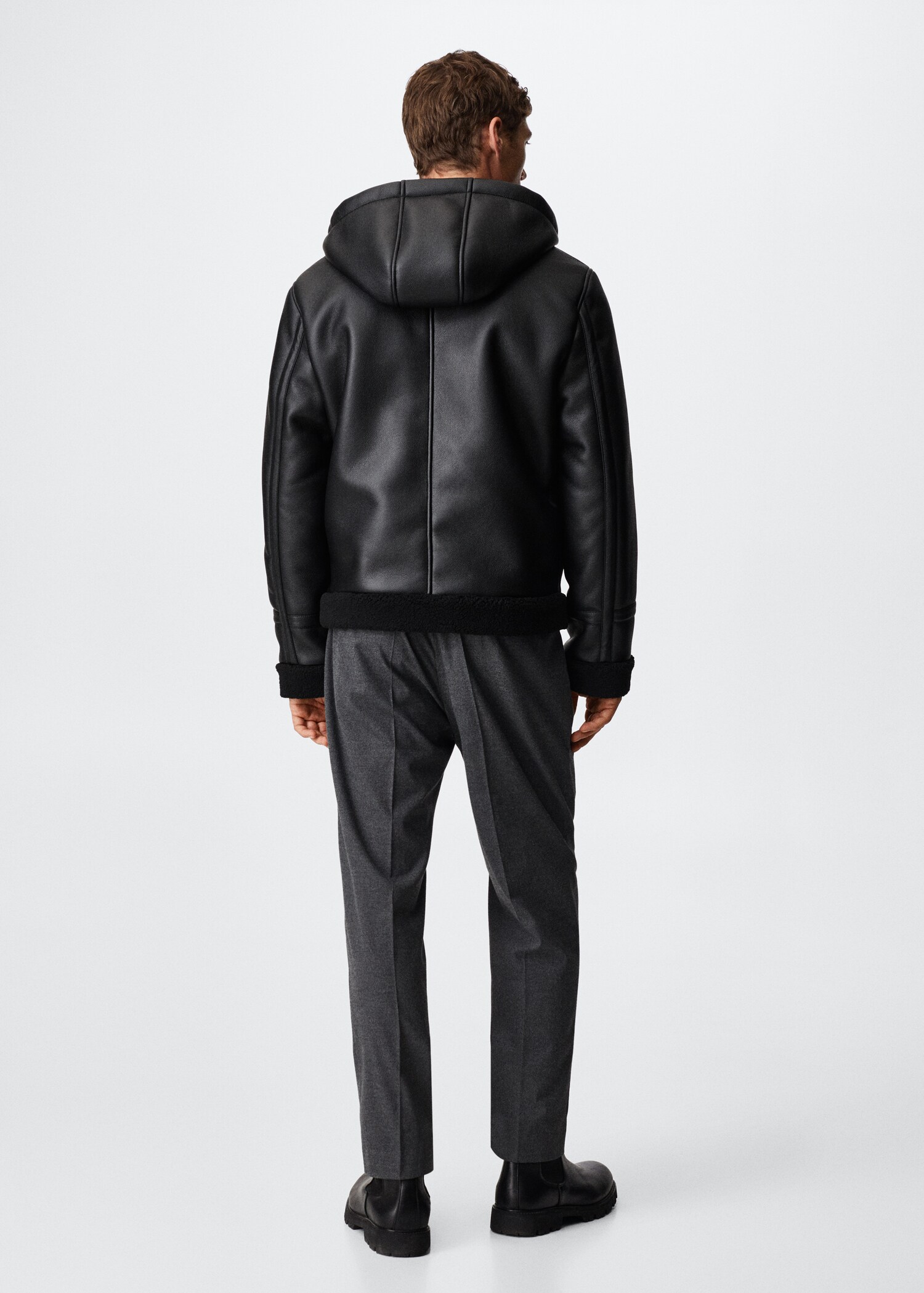 Doubleface-Jacke mit Kapuze - Herren | MANGO OUTLET Deutschland