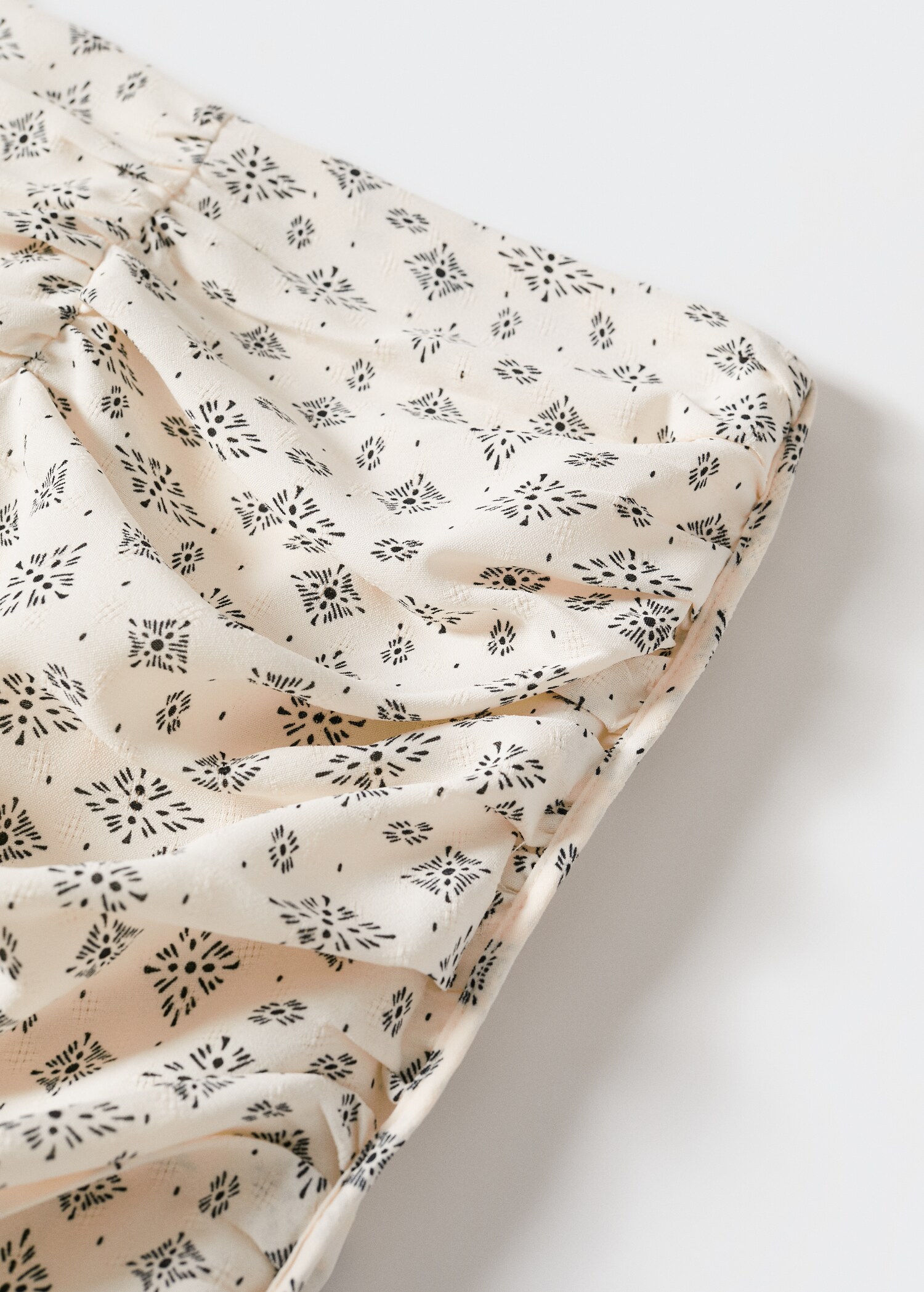 Draped printed skirt - Details of the article 8