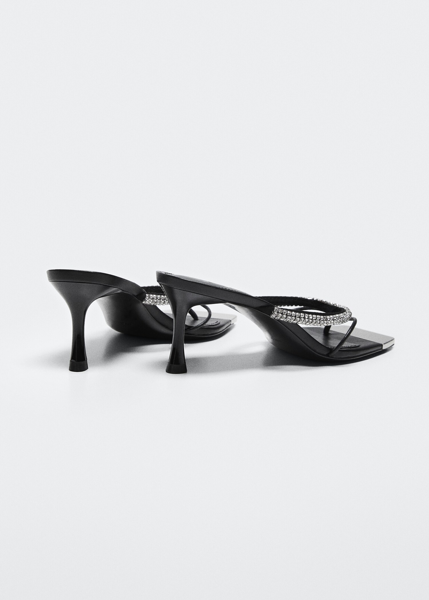 Heeled sandal with strass strap - Details of the article 1