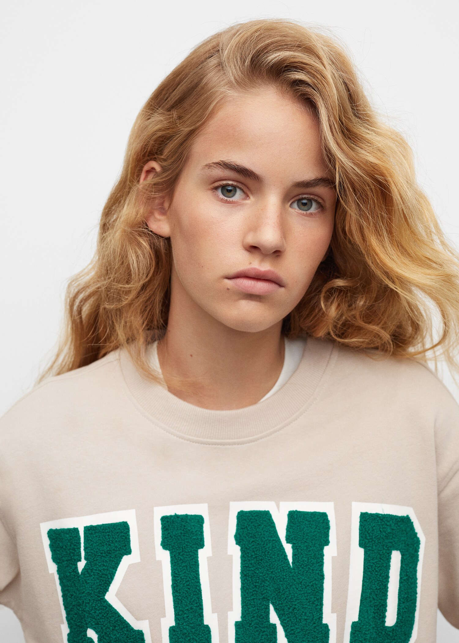 Sweat-shirt message texturé - Détail de l'article 4