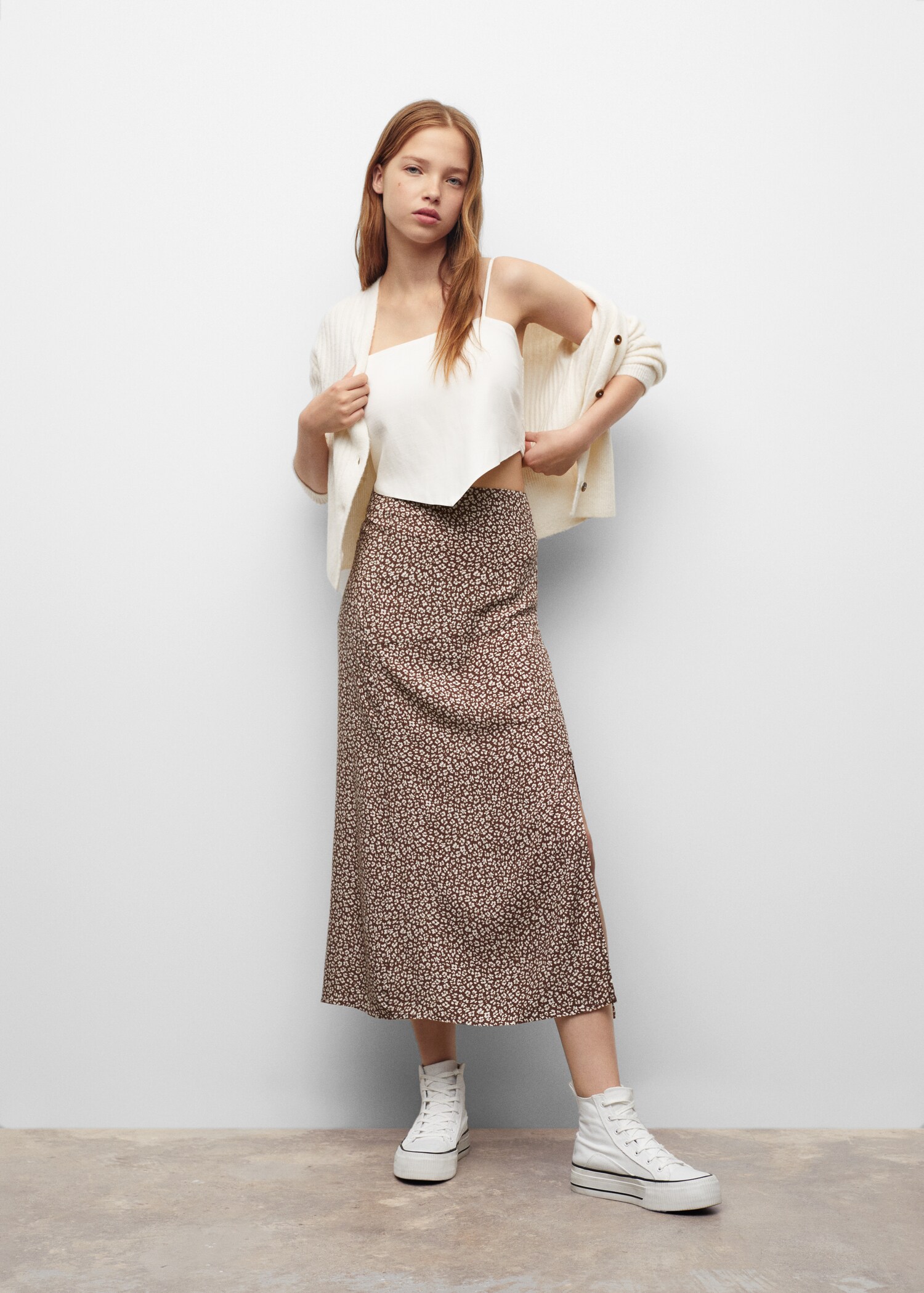 Midirok met split - Middenvlak