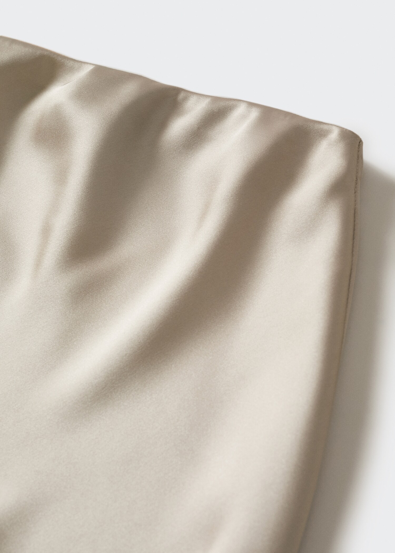 Midi satin skirt - Details of the article 8