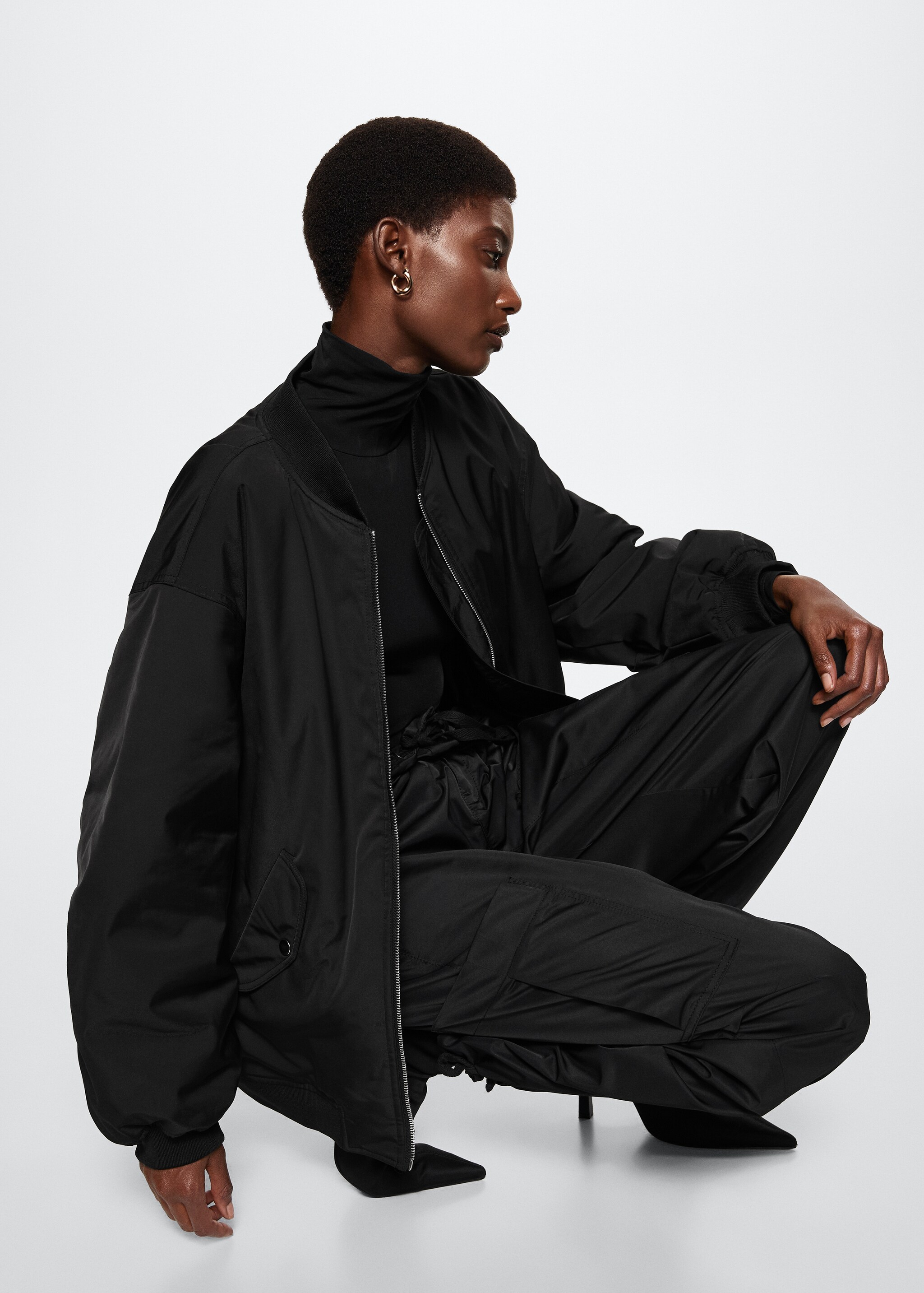 Oversized bomber jacket - Details of the article 2