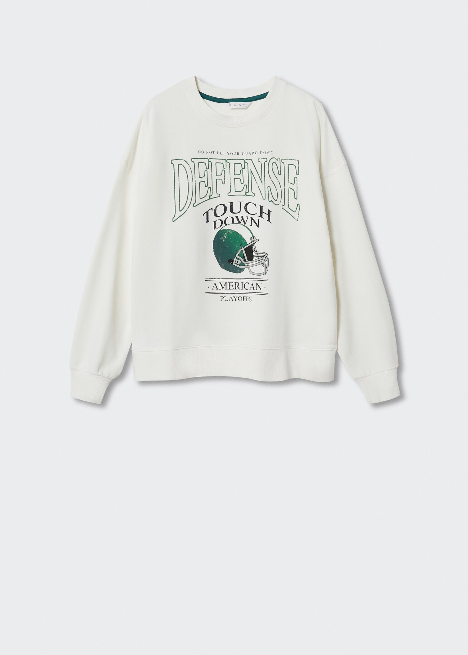 Message cotton sweatshirt - Article without model