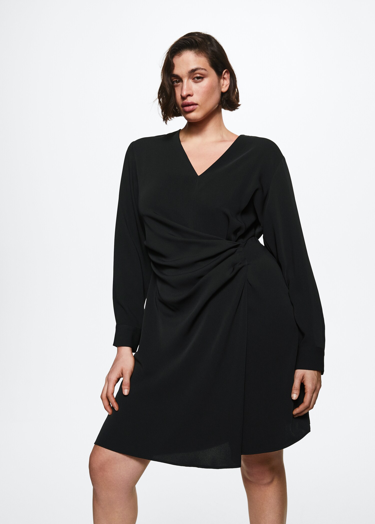 Draped detail dress - Details of the article 5