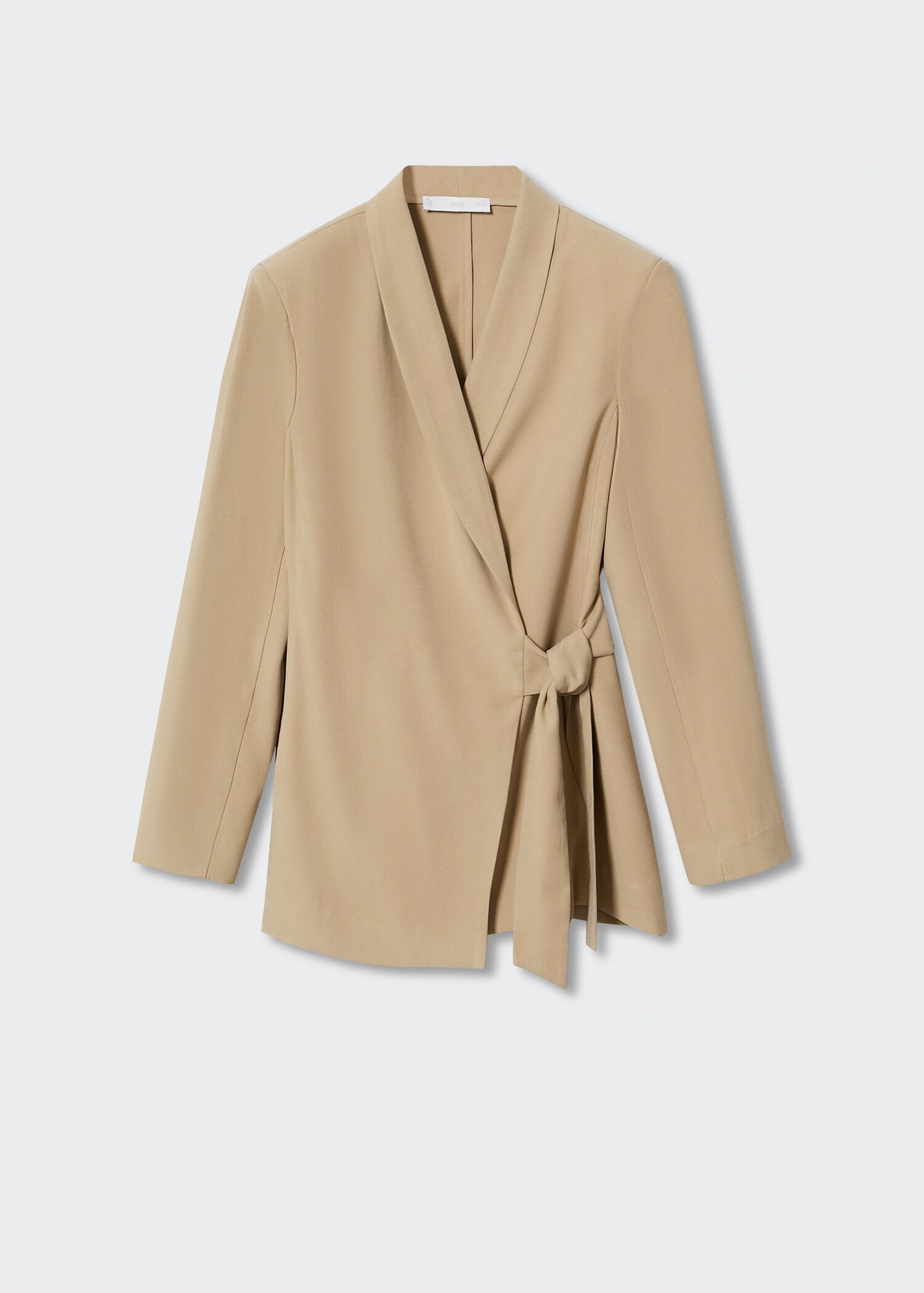 Blazer mit Schleifendessin - Damen | MANGO OUTLET Deutschland