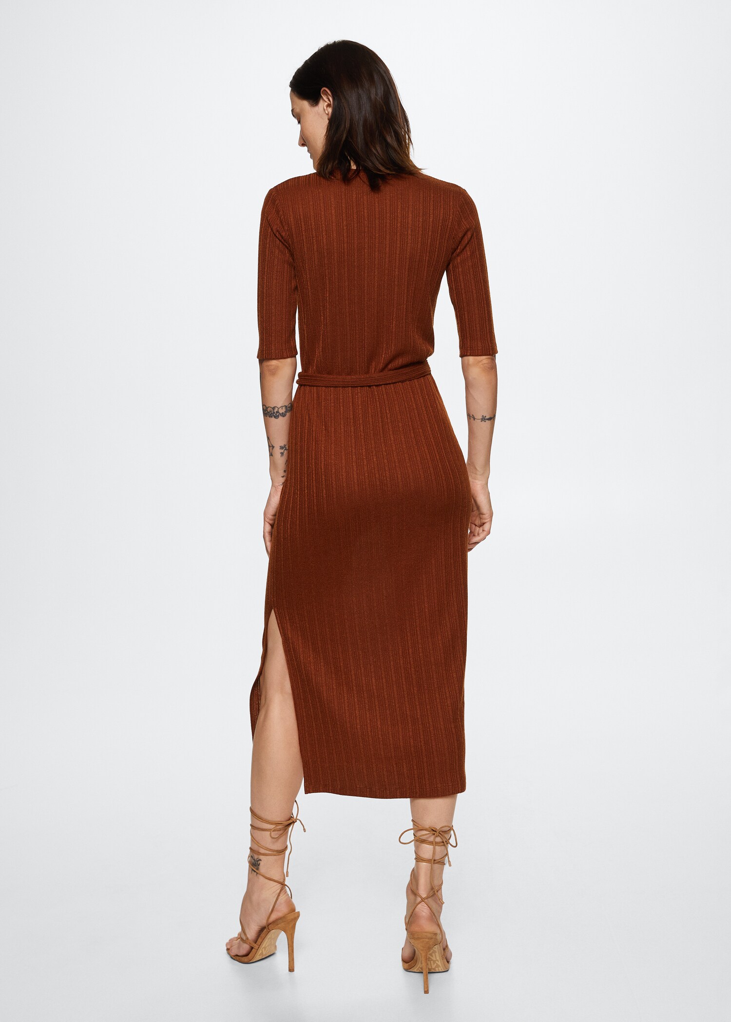 Vestido largo lazo - Reverso del artículo