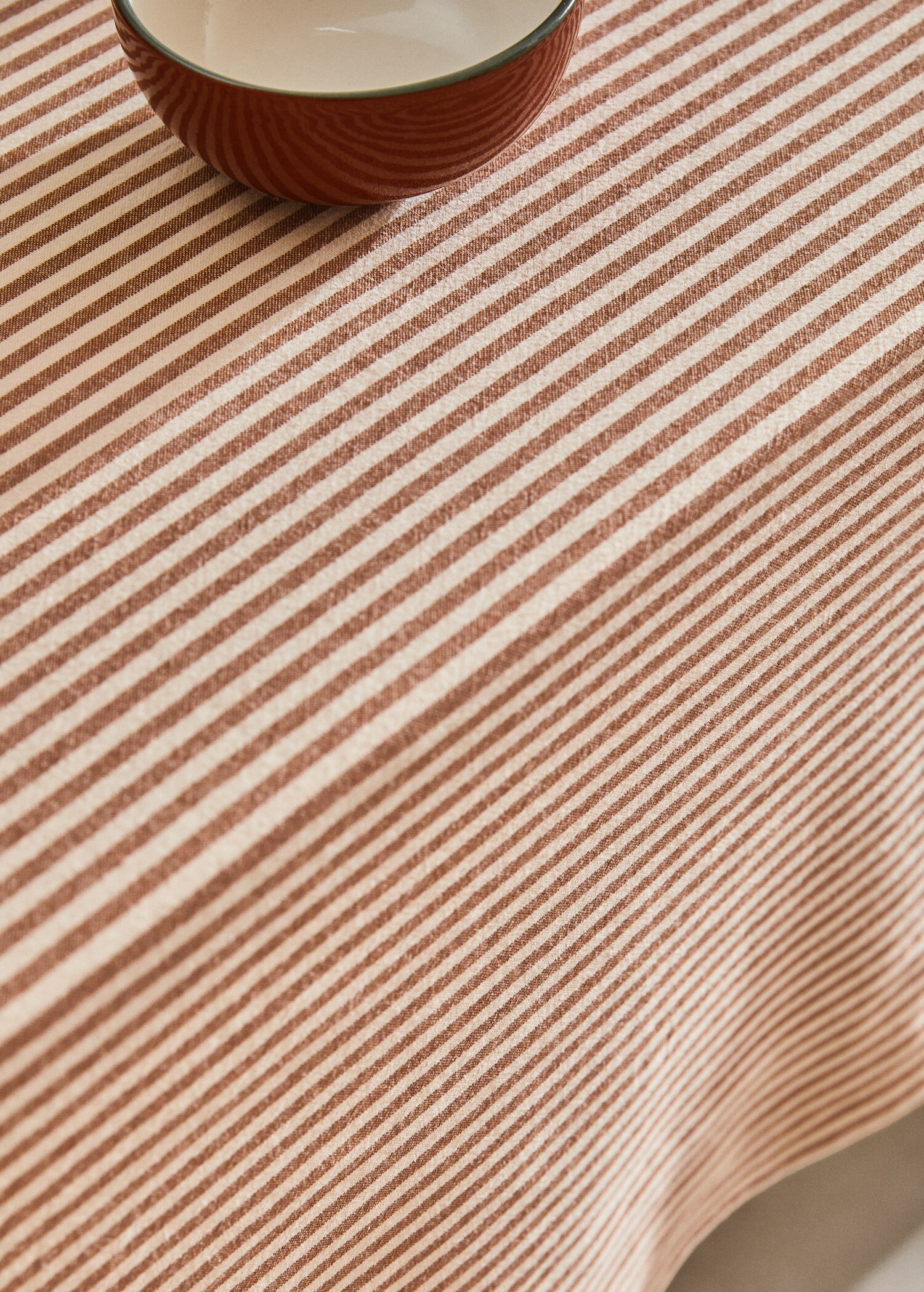 Obrus z 100% lnu w paski 250 x 150 cm - Szczegóły artykułu 8
