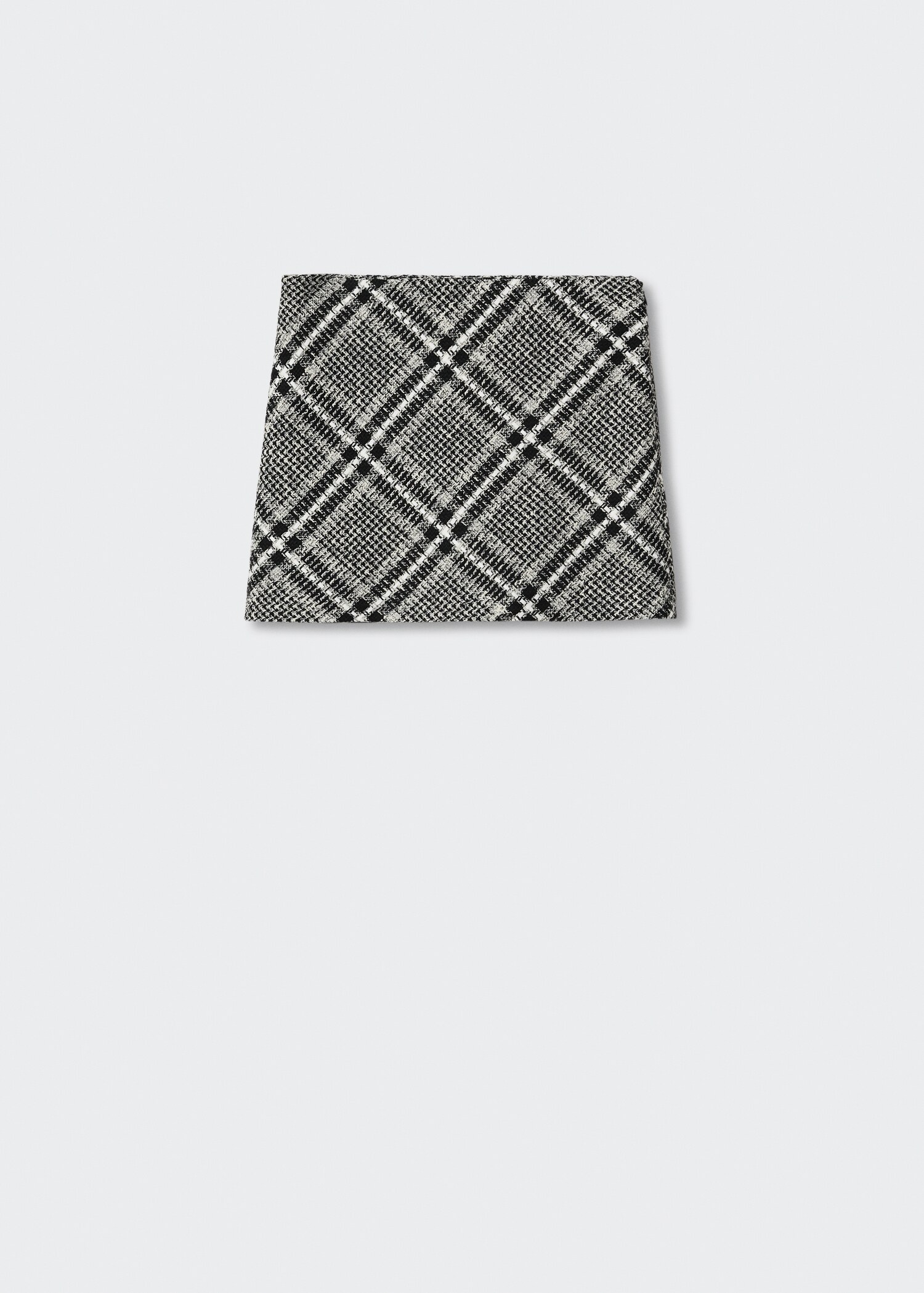 Jupe tweed à carreaux - Article sans modèle