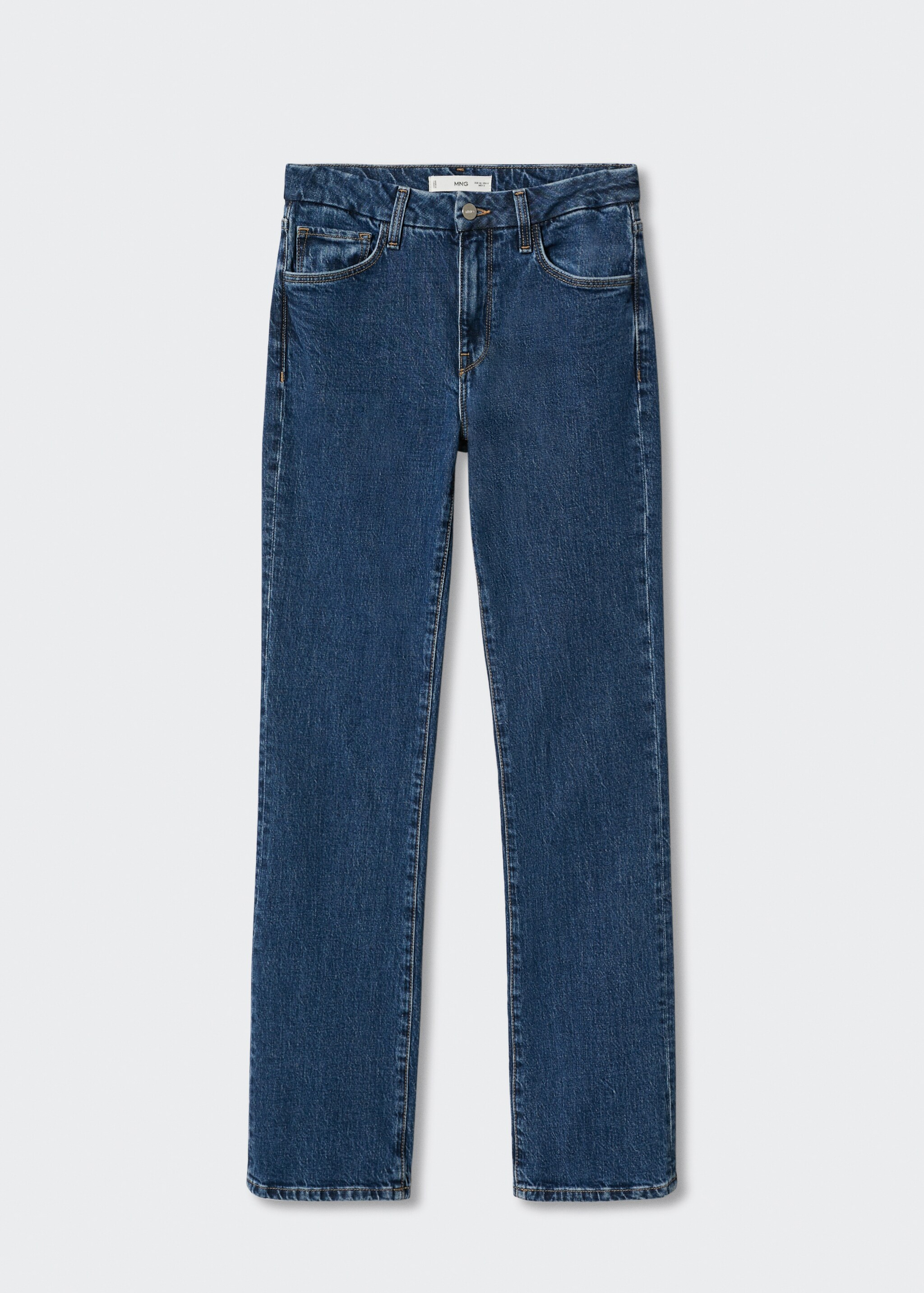 Jeans rectos tiro medio - Artículo sin modelo
