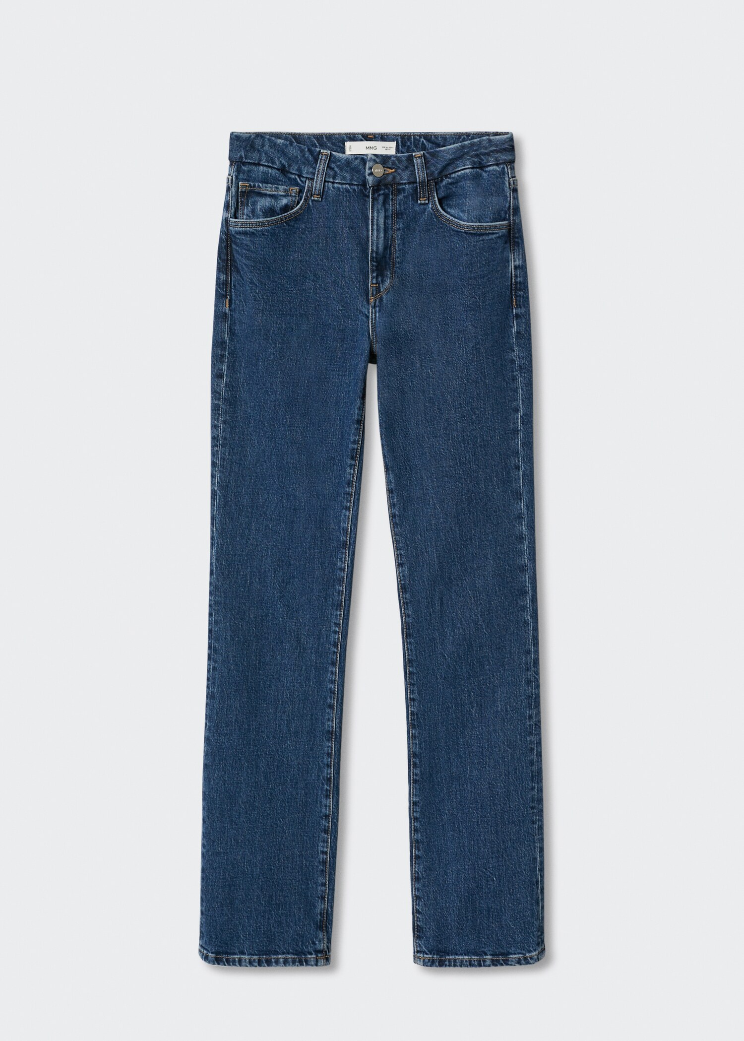 Mid-rise straight jeans - Article without model