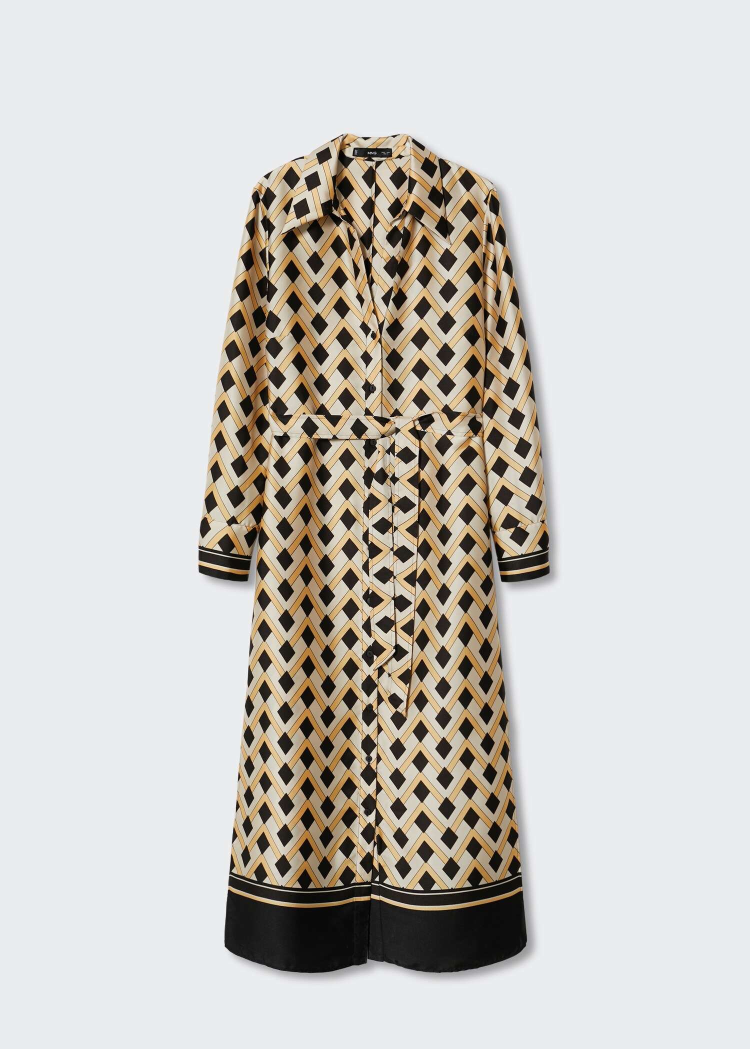 Vestido estampado geométrico - Artículo sin modelo