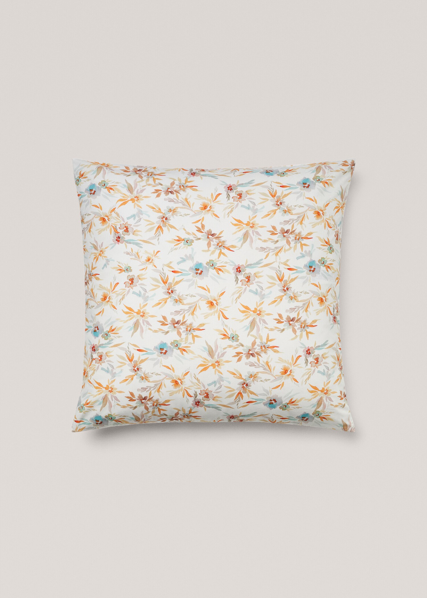 Housse coussin en imprimé fleuri 60x60 cm - Article sans modèle
