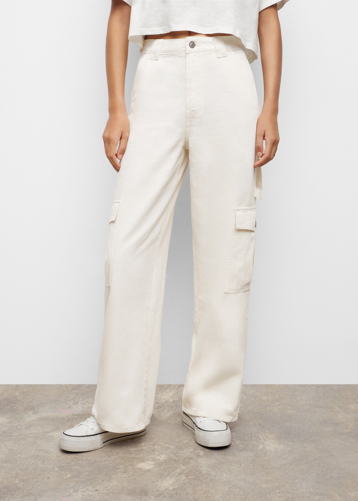 Cotton cargo trousers - Details of the article 2