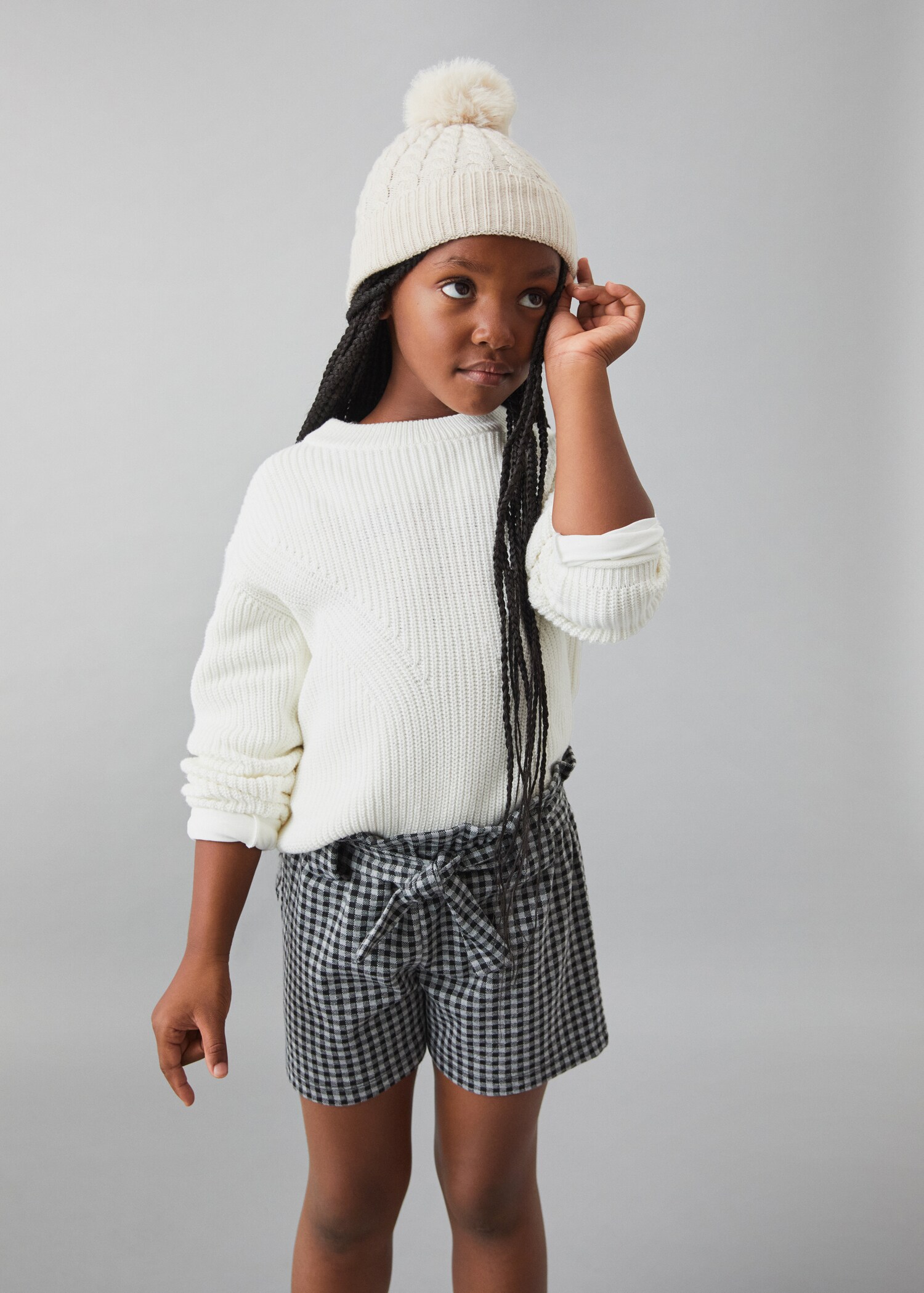 Vichy kantet Shorts - Artikkeldetalj 5