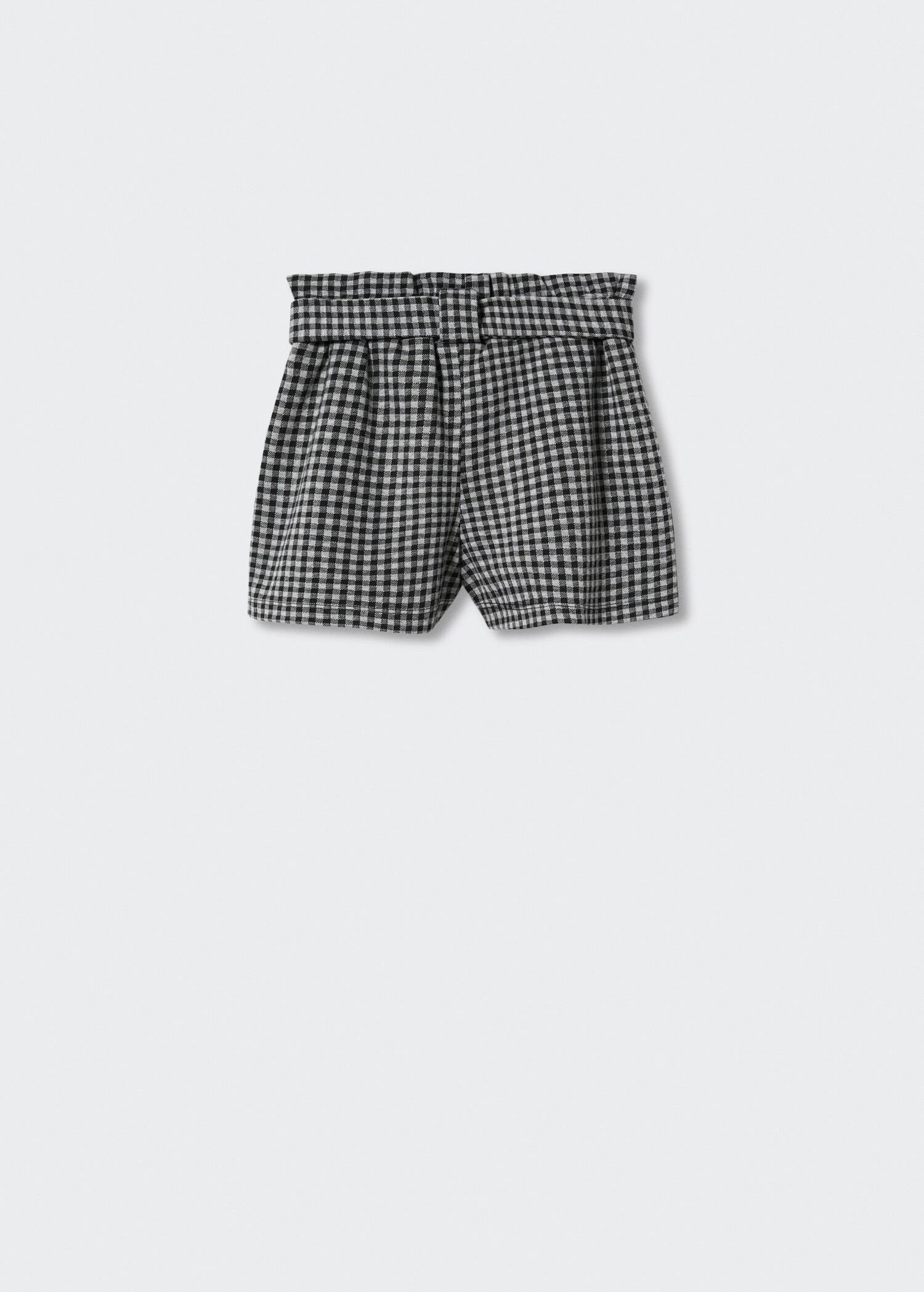 Vichy kantet Shorts - Baksiden av artikkelen