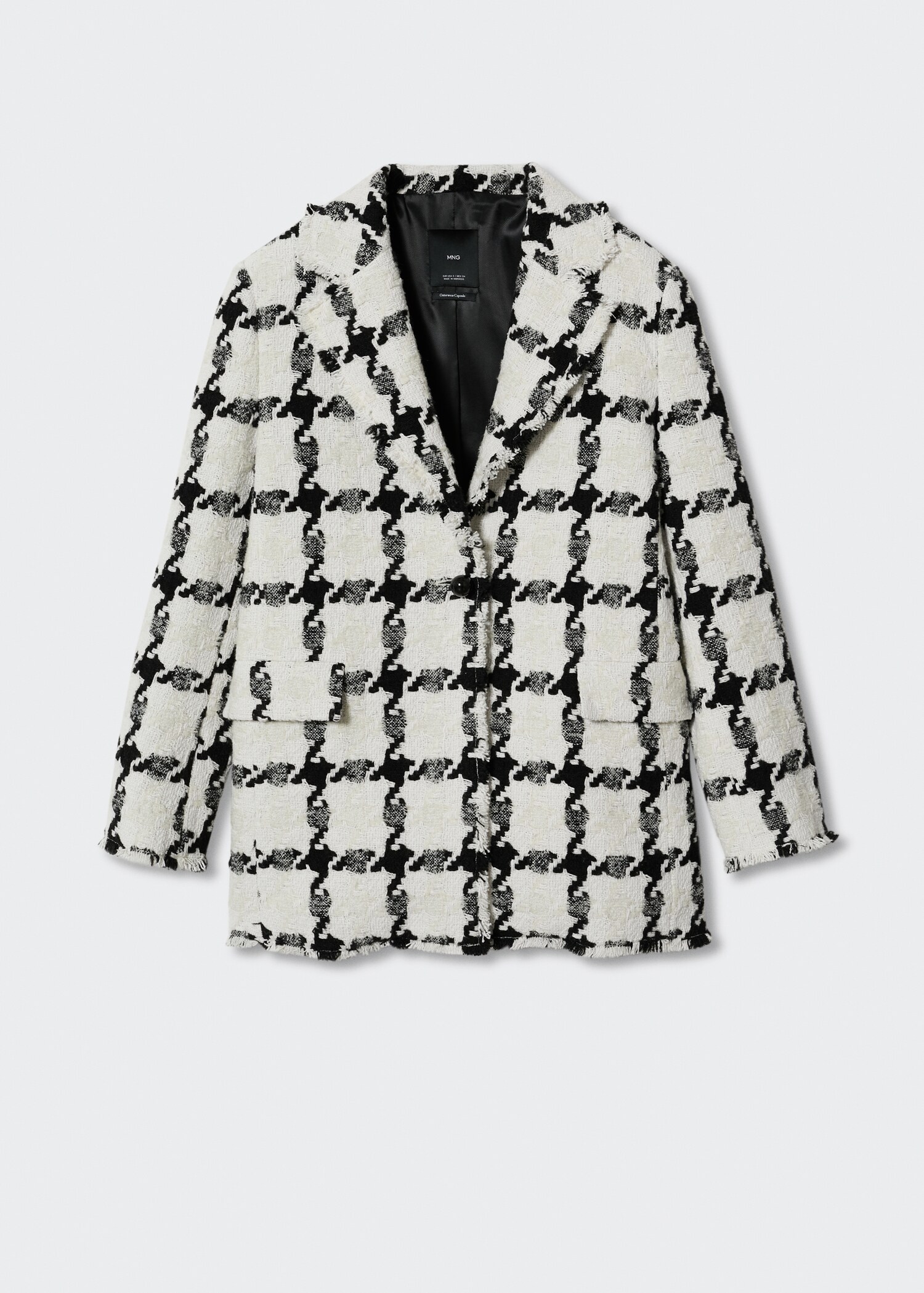 Geruite tweed jas - Artikel zonder model