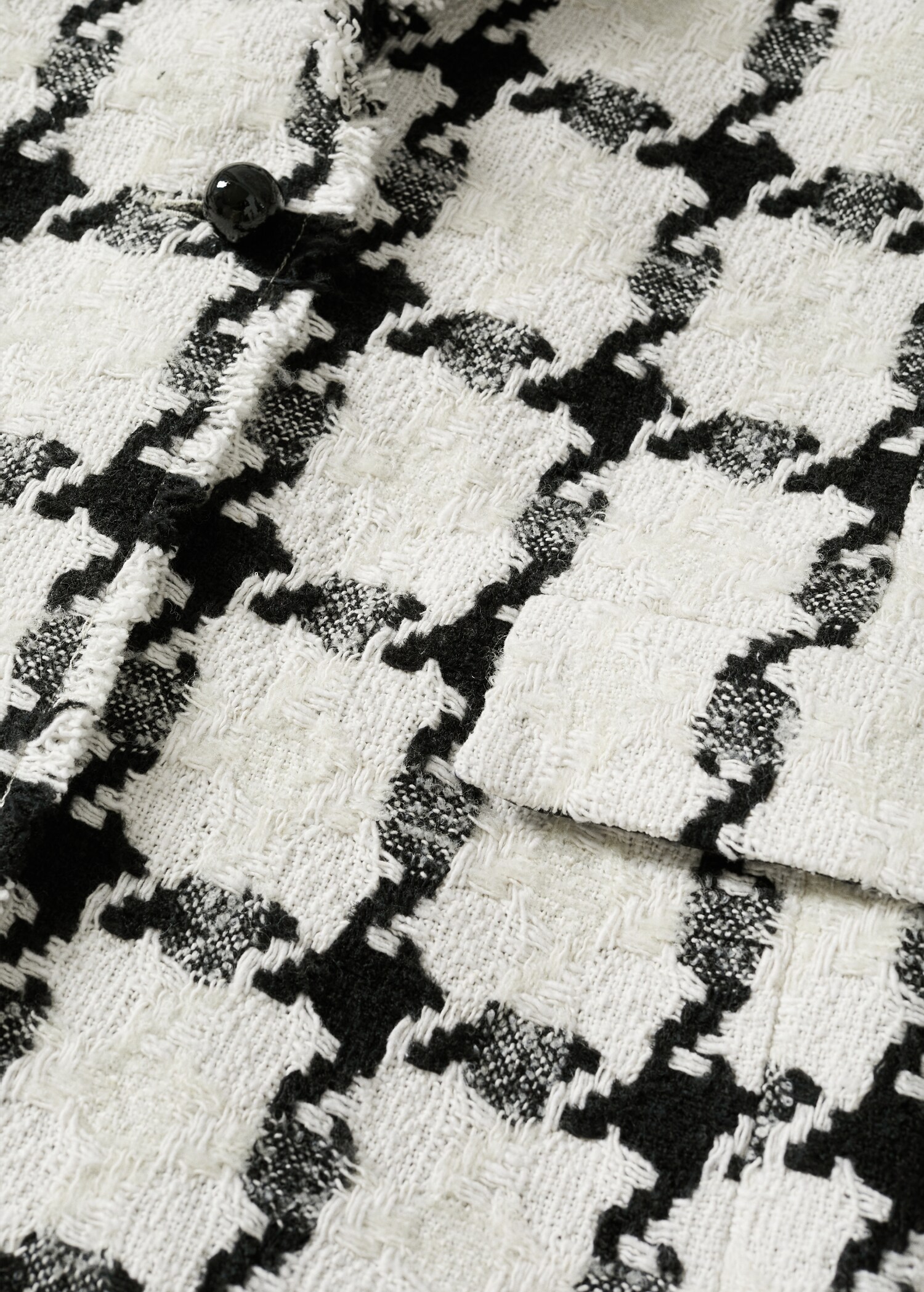Geruite tweed jas - Detail van het artikel 8