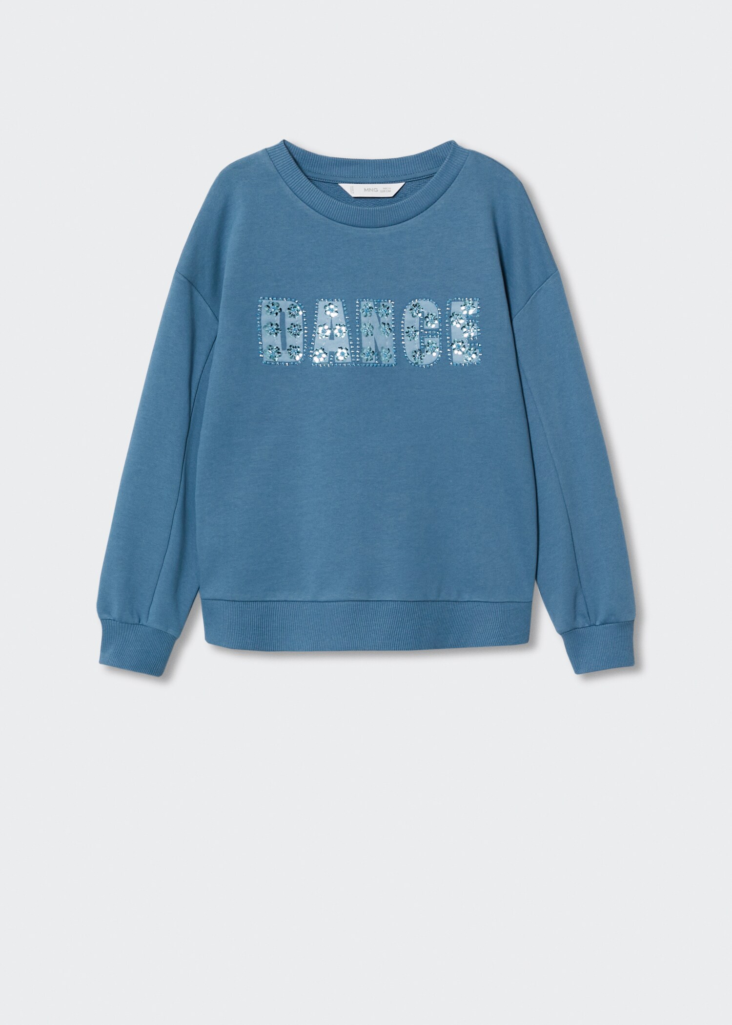 Sweatshirt com mensagem bordada - Artigo sem modelo