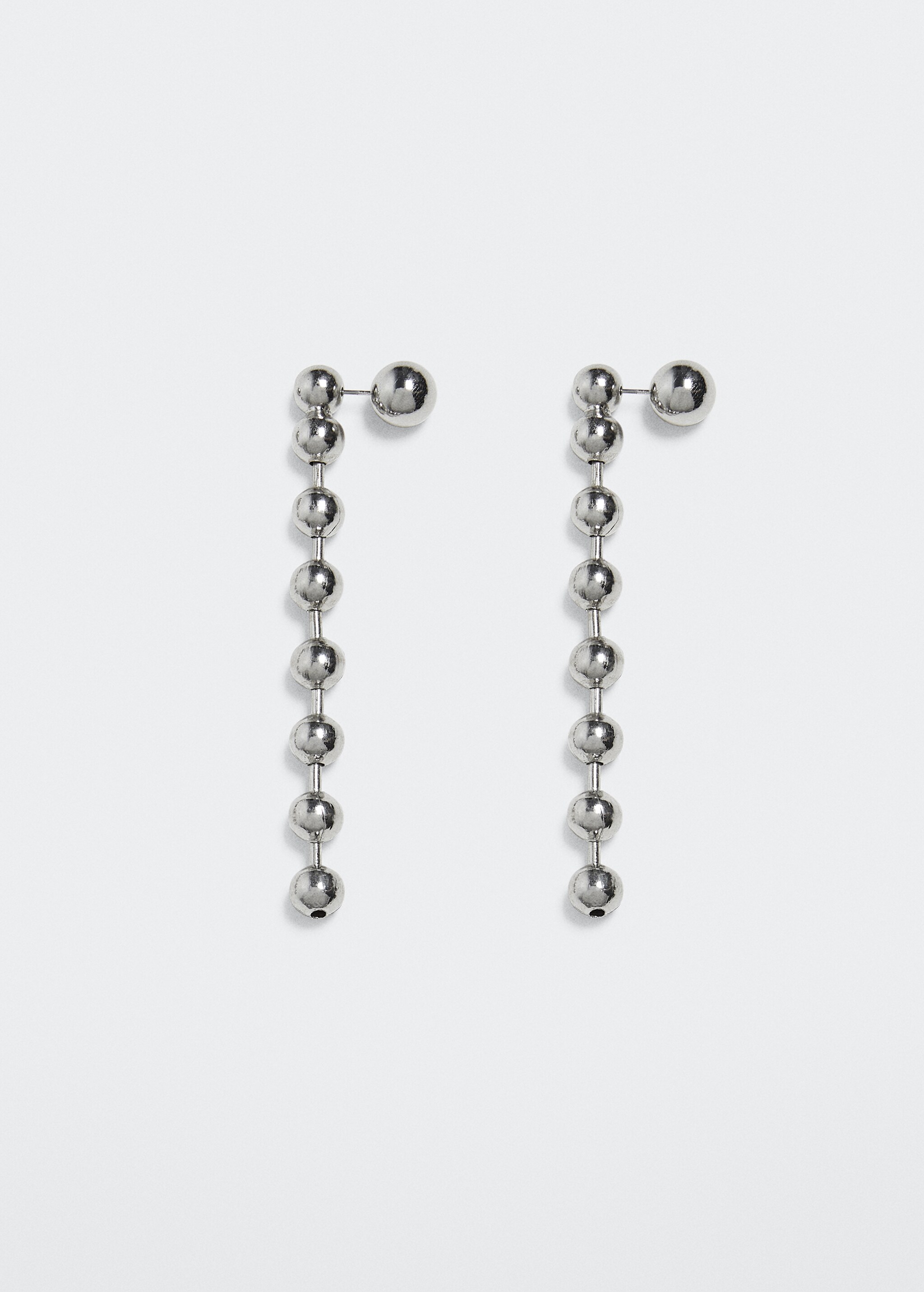 Metal bead earrings - Article without model