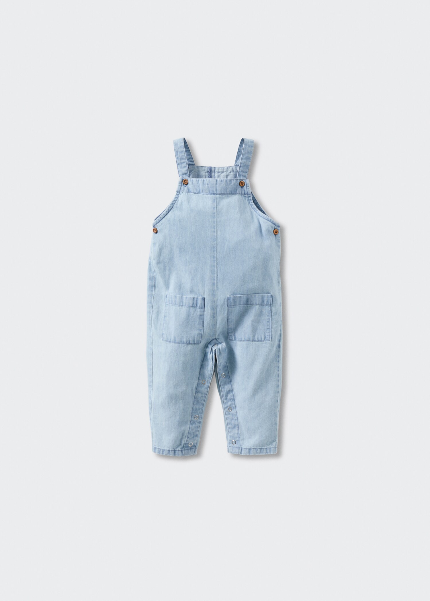 Denim pockets dungarees - Article without model
