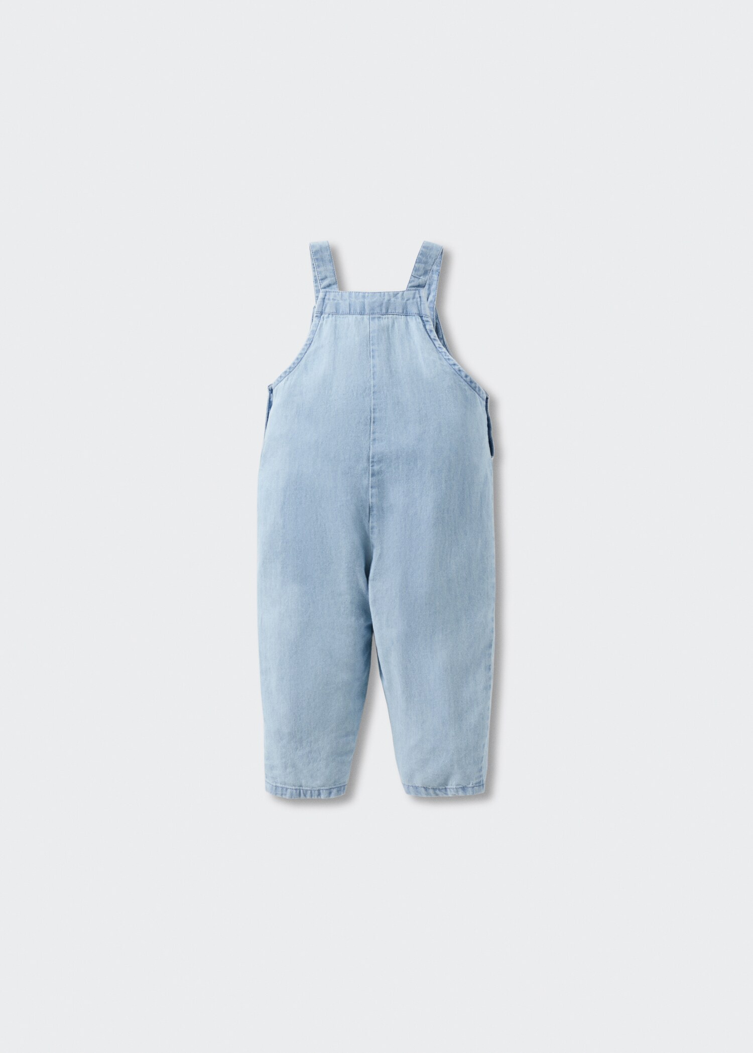 Denim pockets dungarees - Reverse of the article
