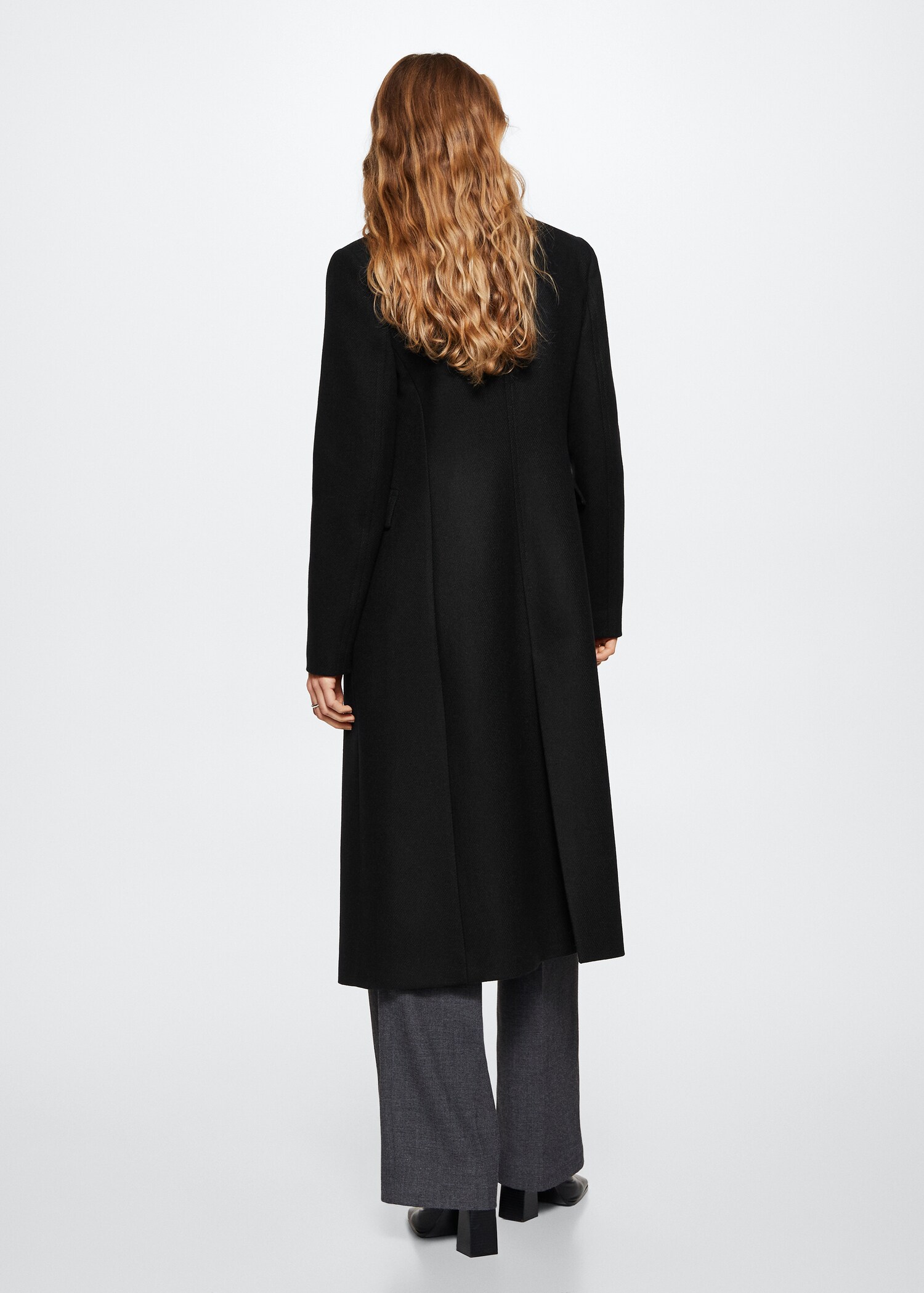 Manteau ajusté boutons  - Verso de l’article