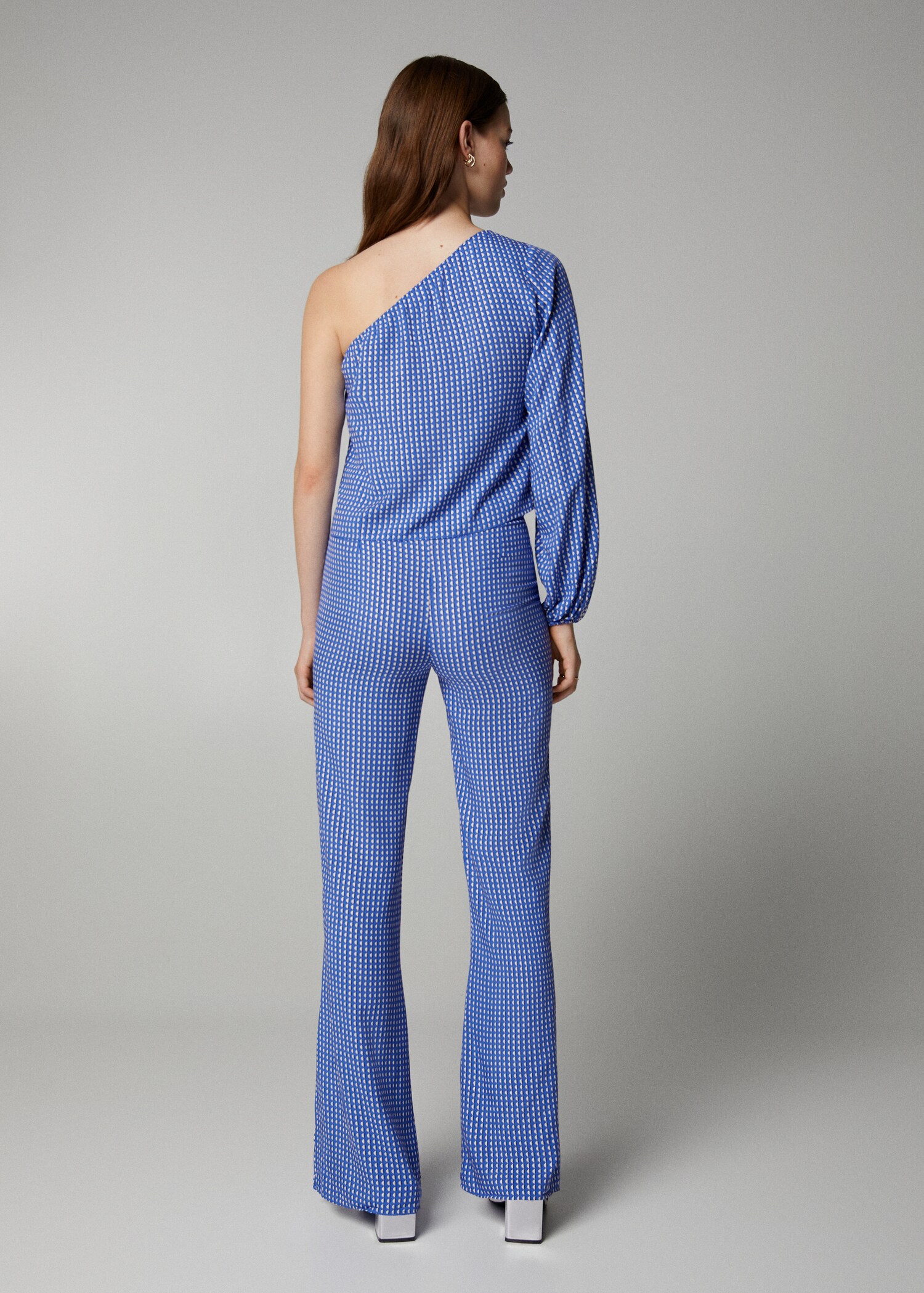 Flowy printed pants - Reverse of the article